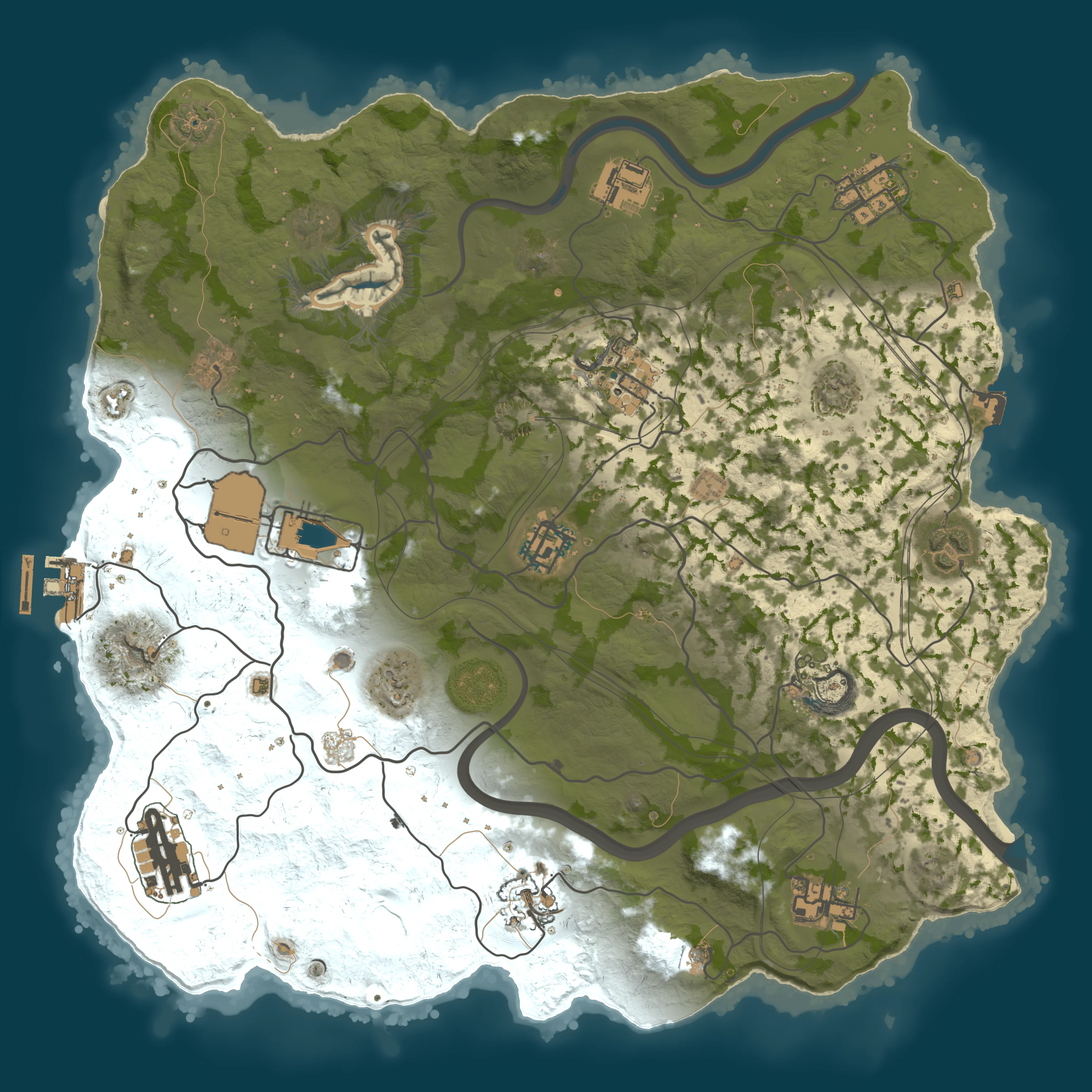 Rendered map for seed 1337