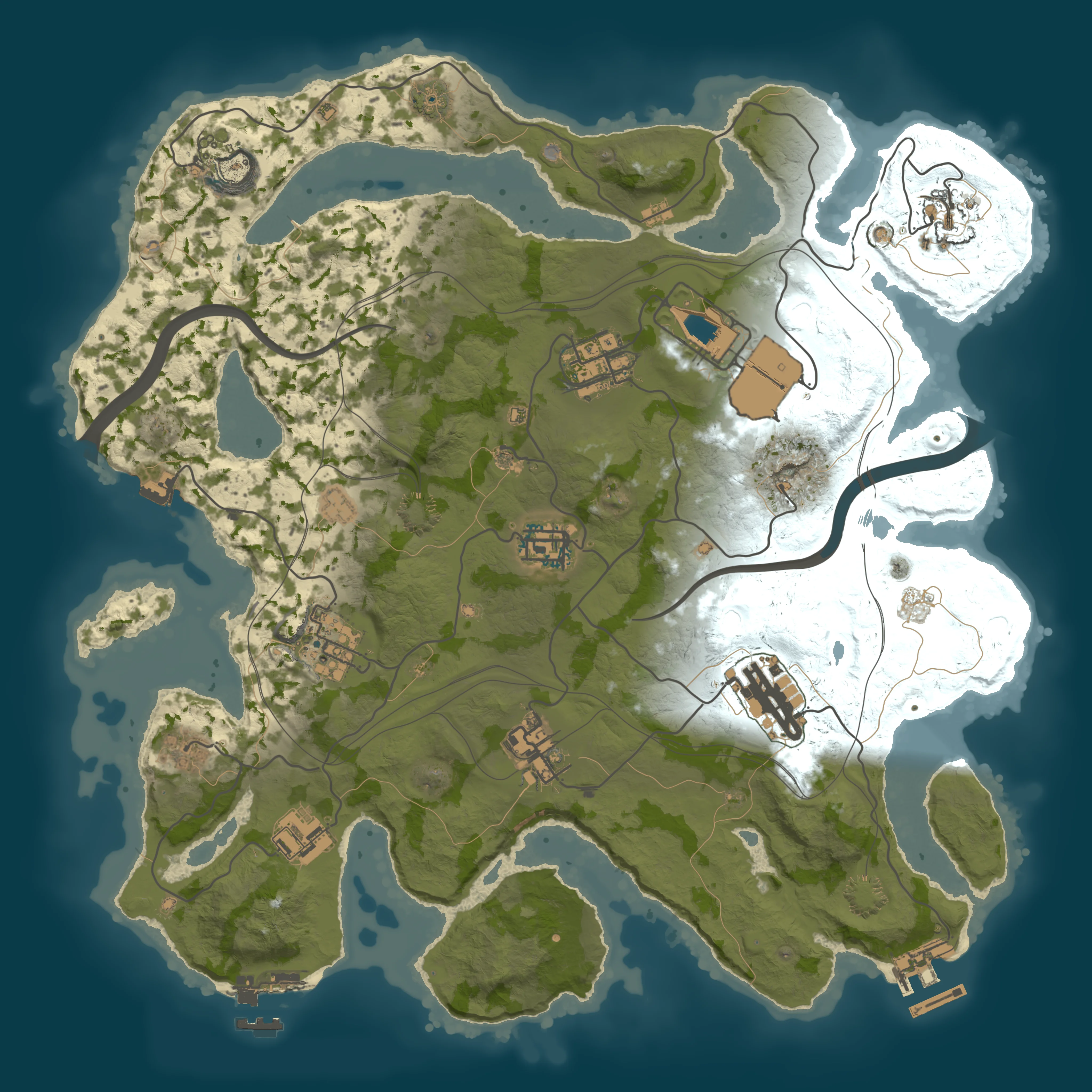 Rendered map for seed 1337