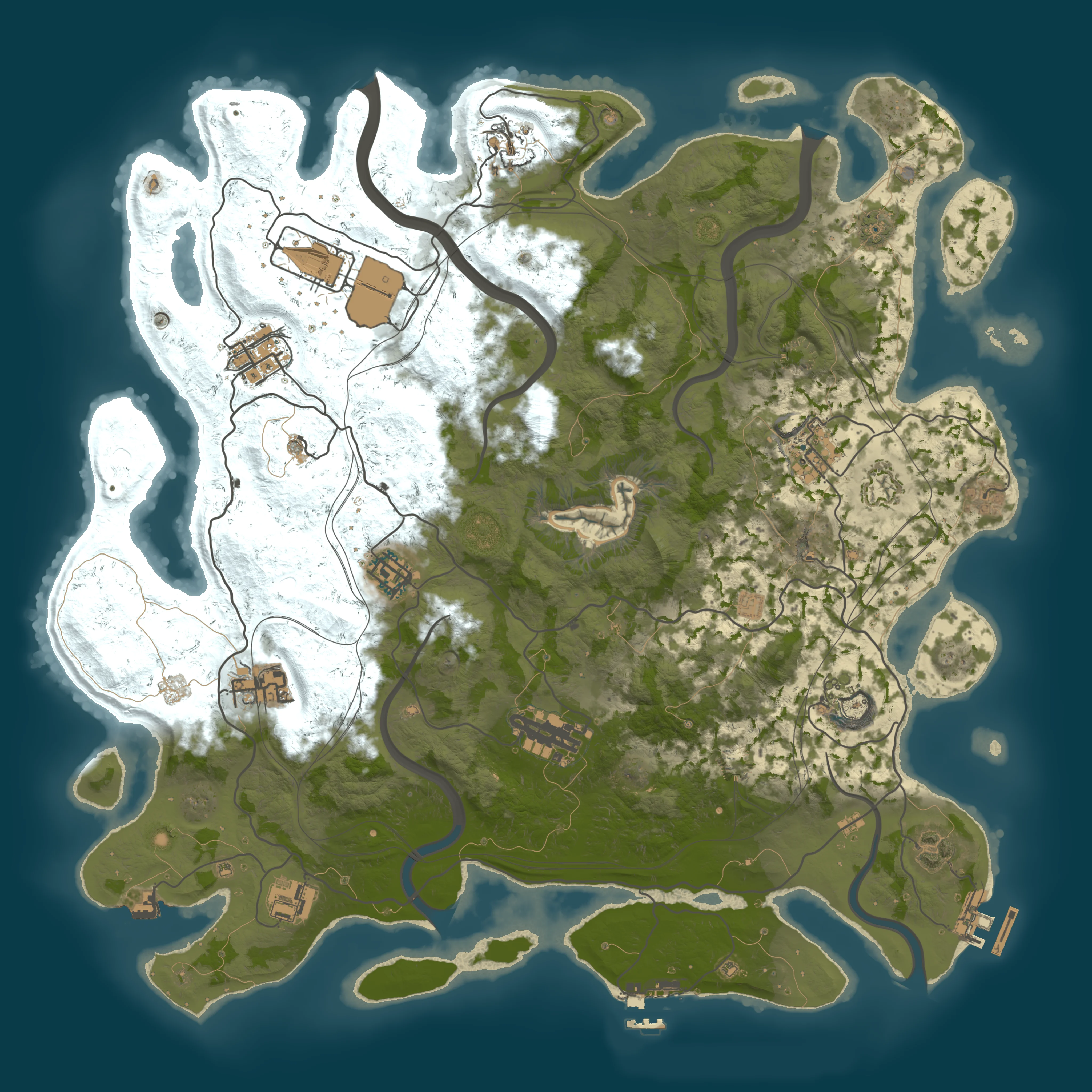 Rendered map for seed 1337