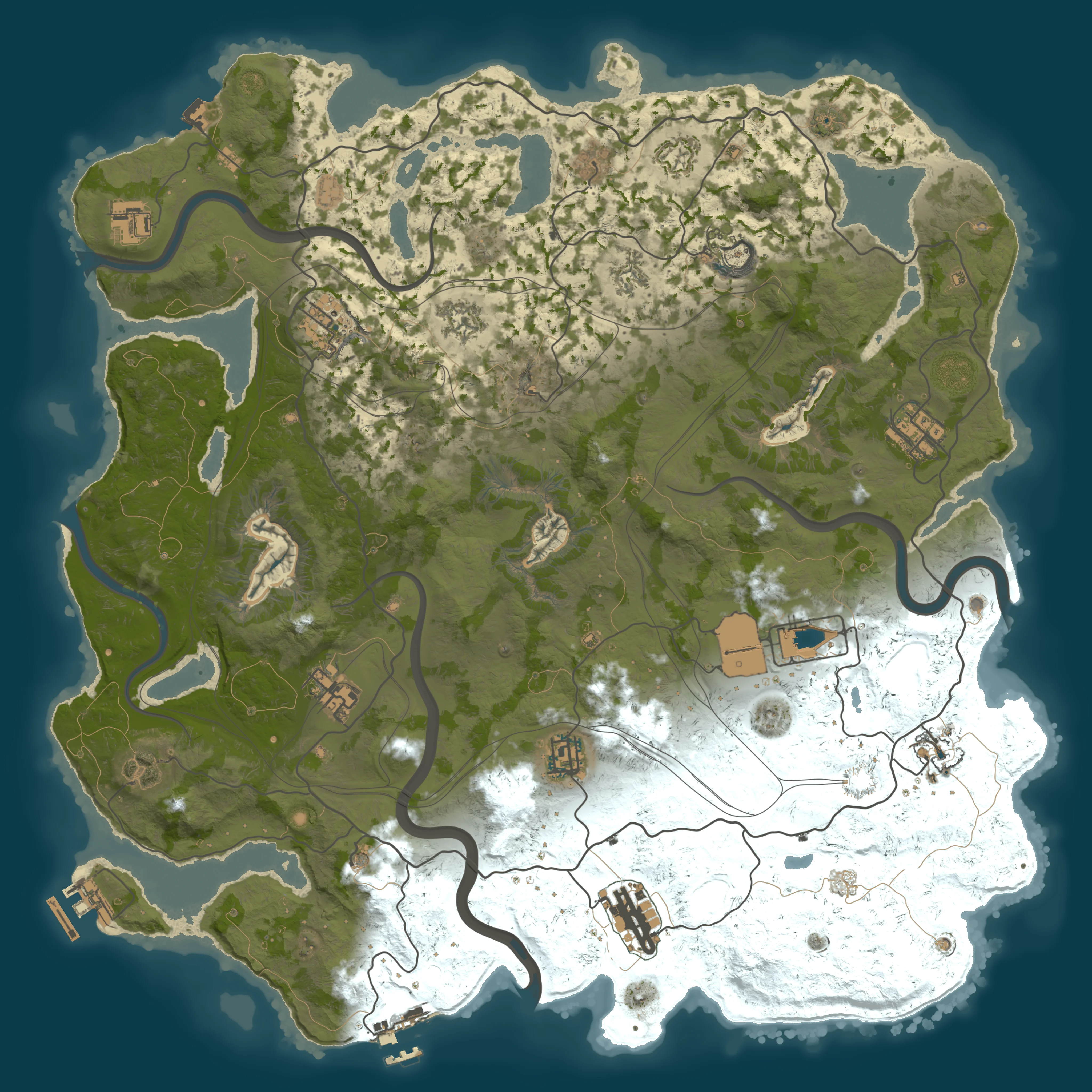 Rendered map for seed 260241284