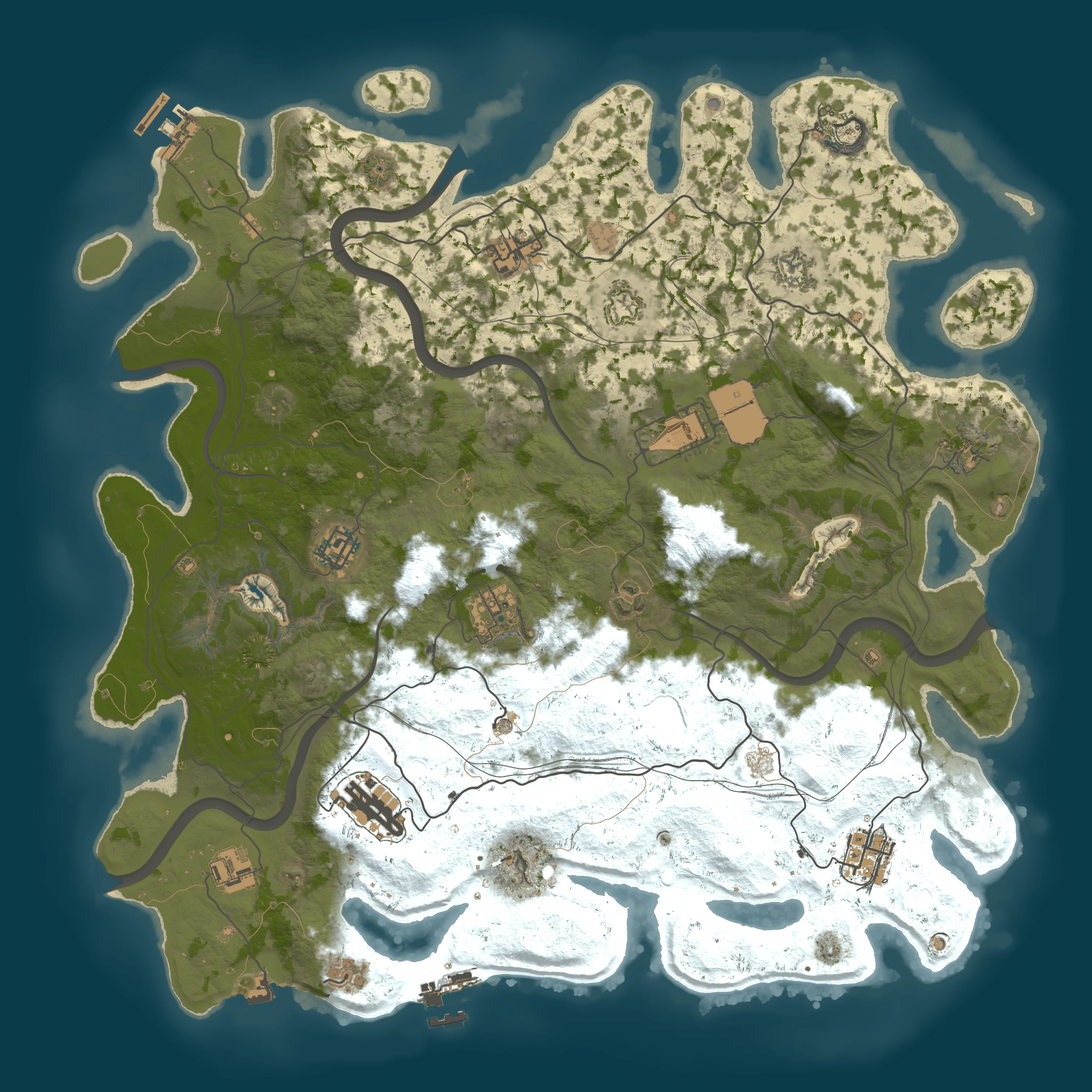 Rendered map for seed 1337