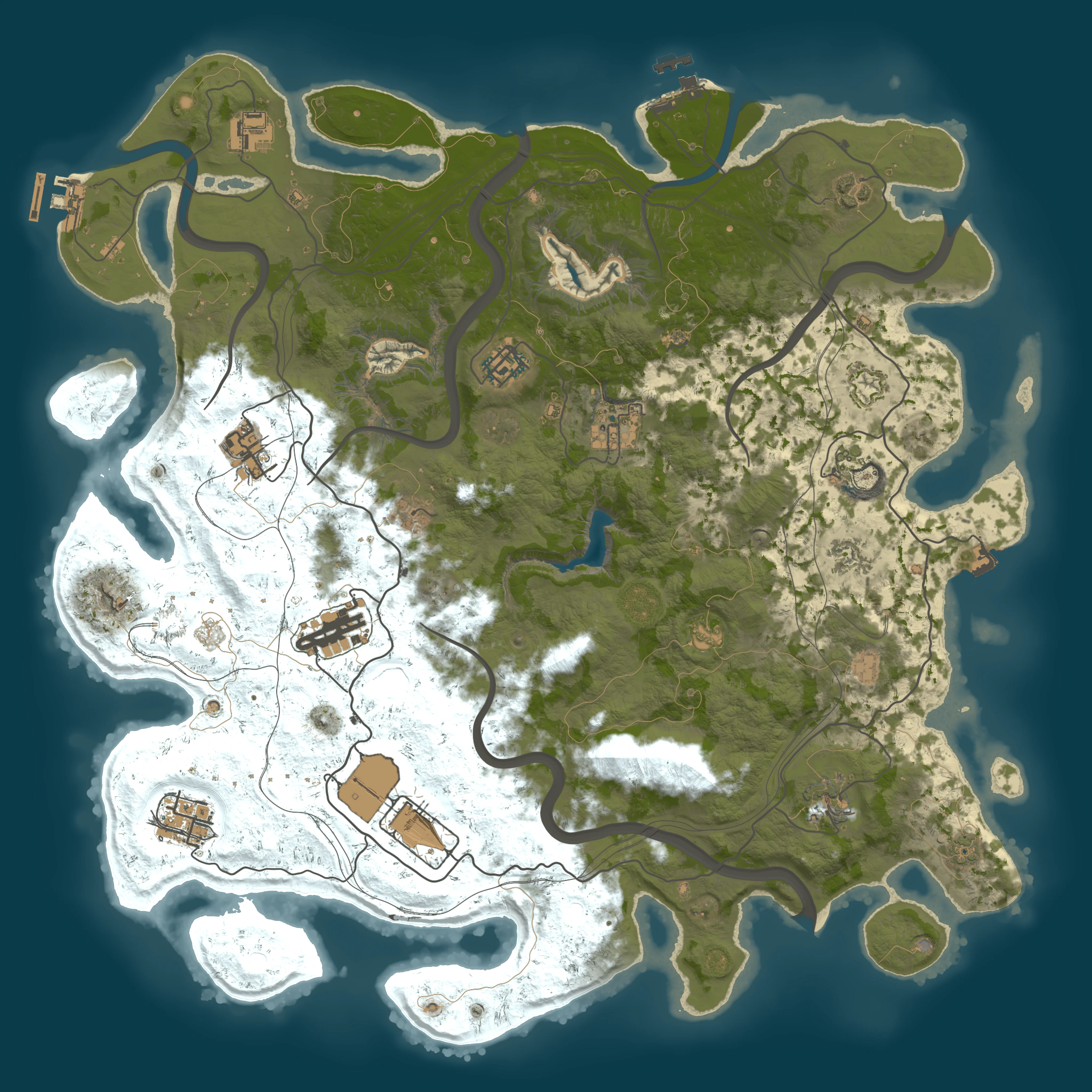 Rendered map for seed 309724331