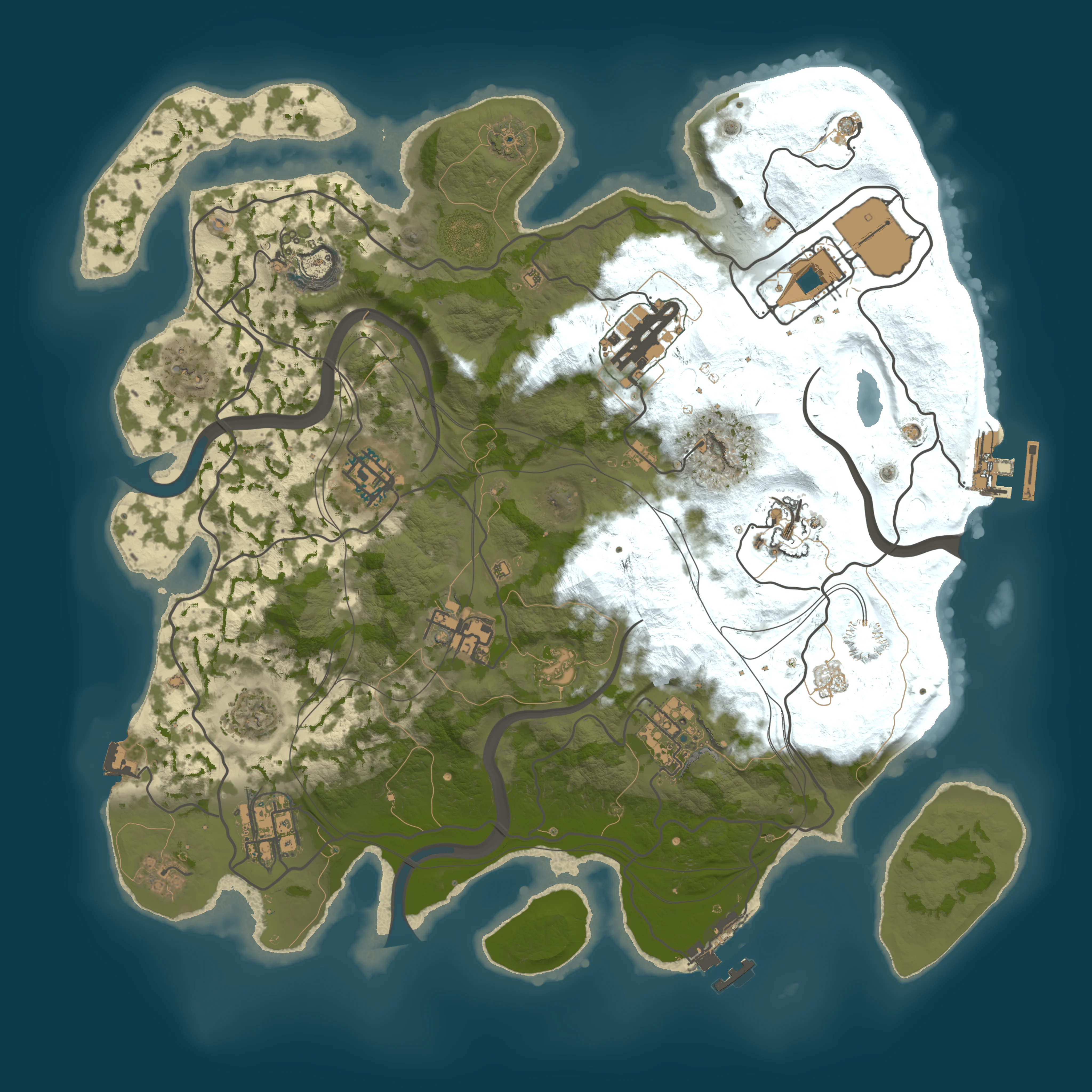 Rendered map for seed 1