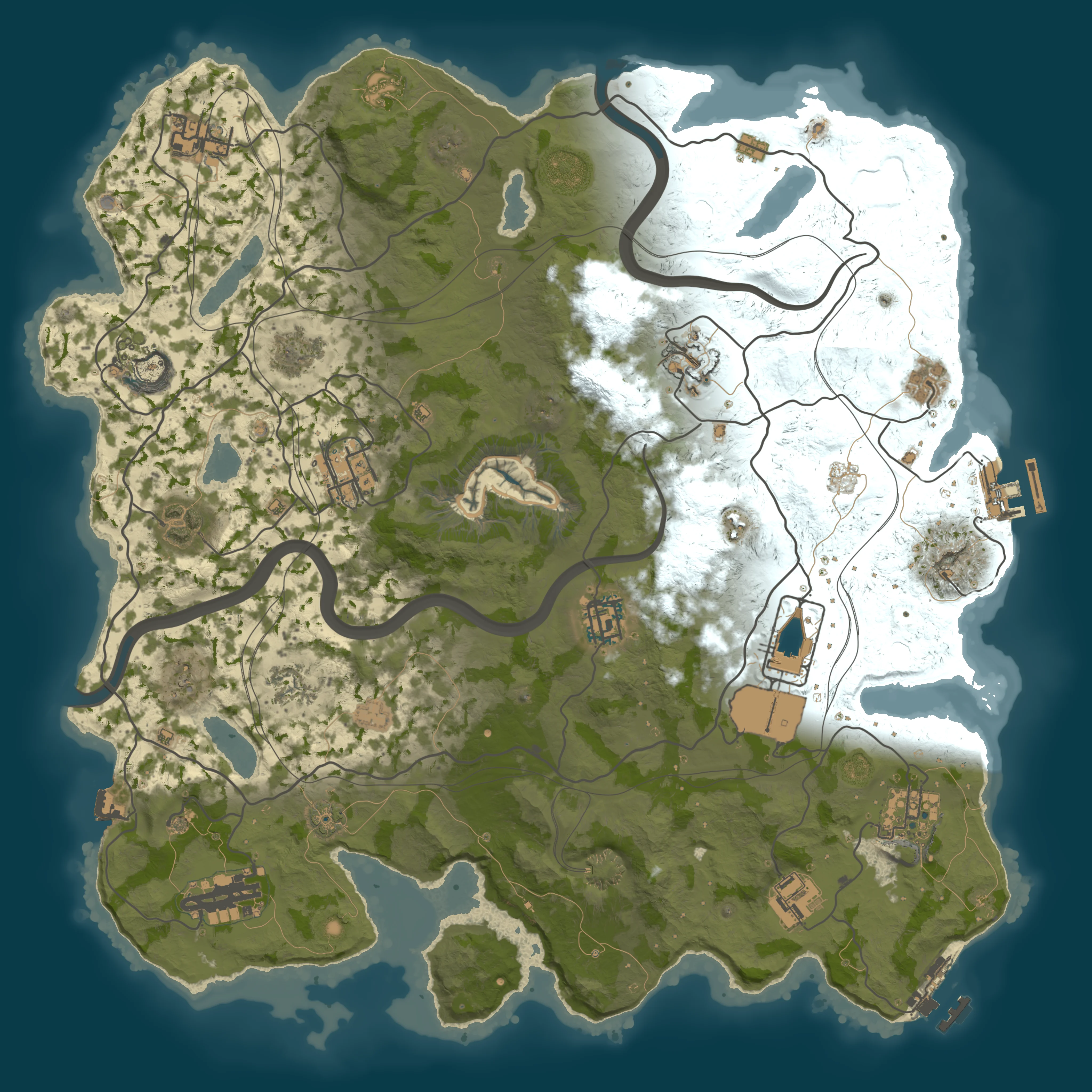 Rendered map for seed 1337