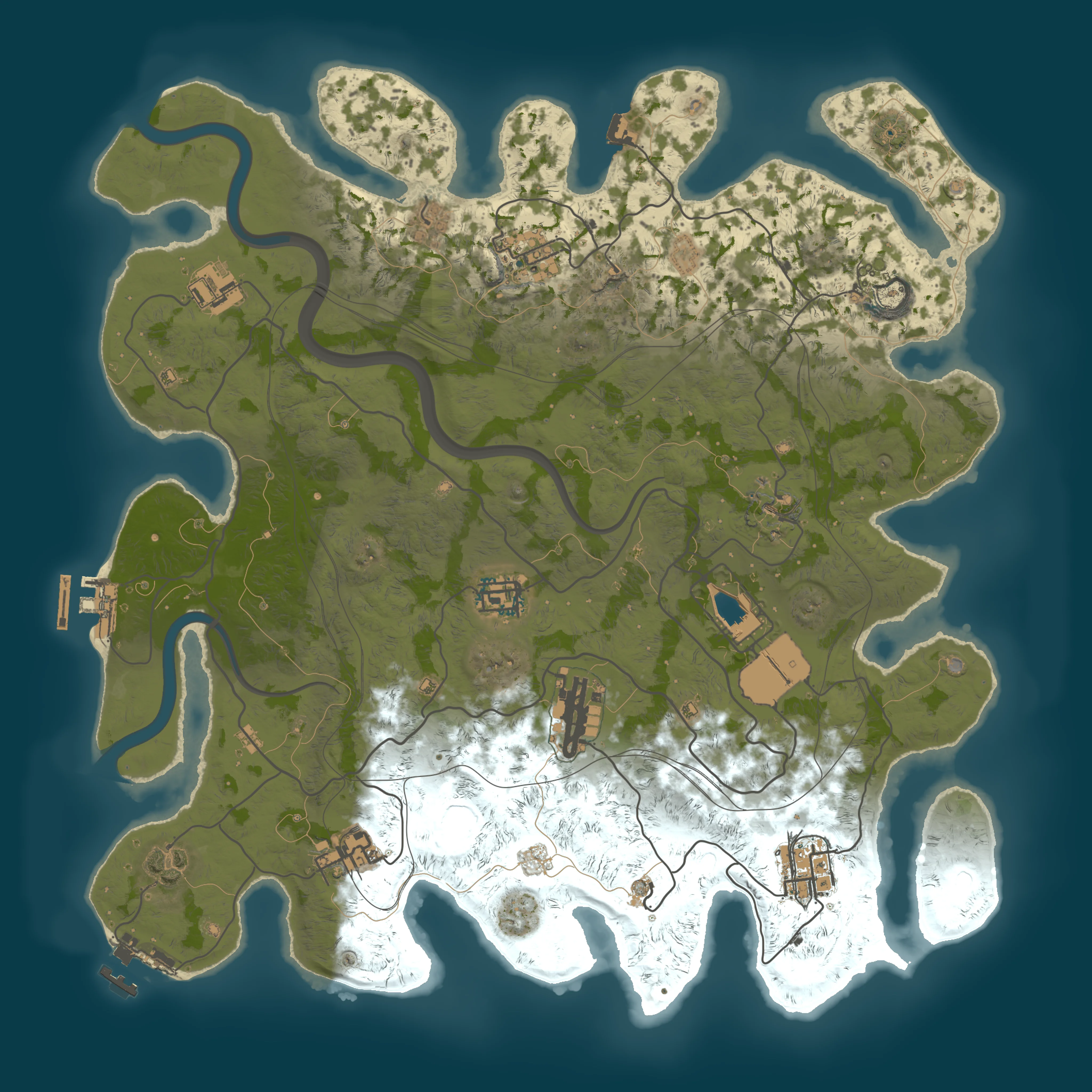 Rendered map for seed 0