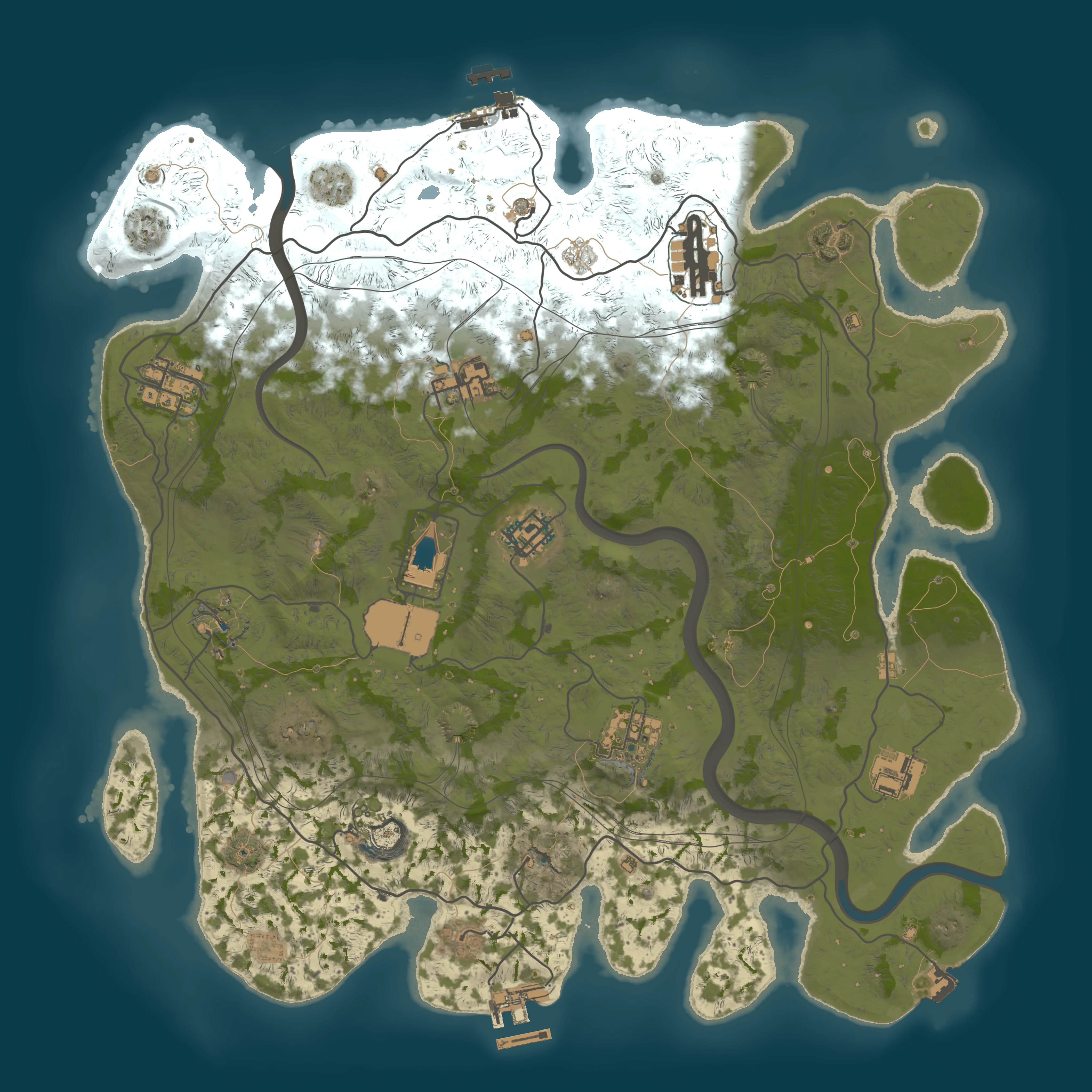 Rendered map for seed 0