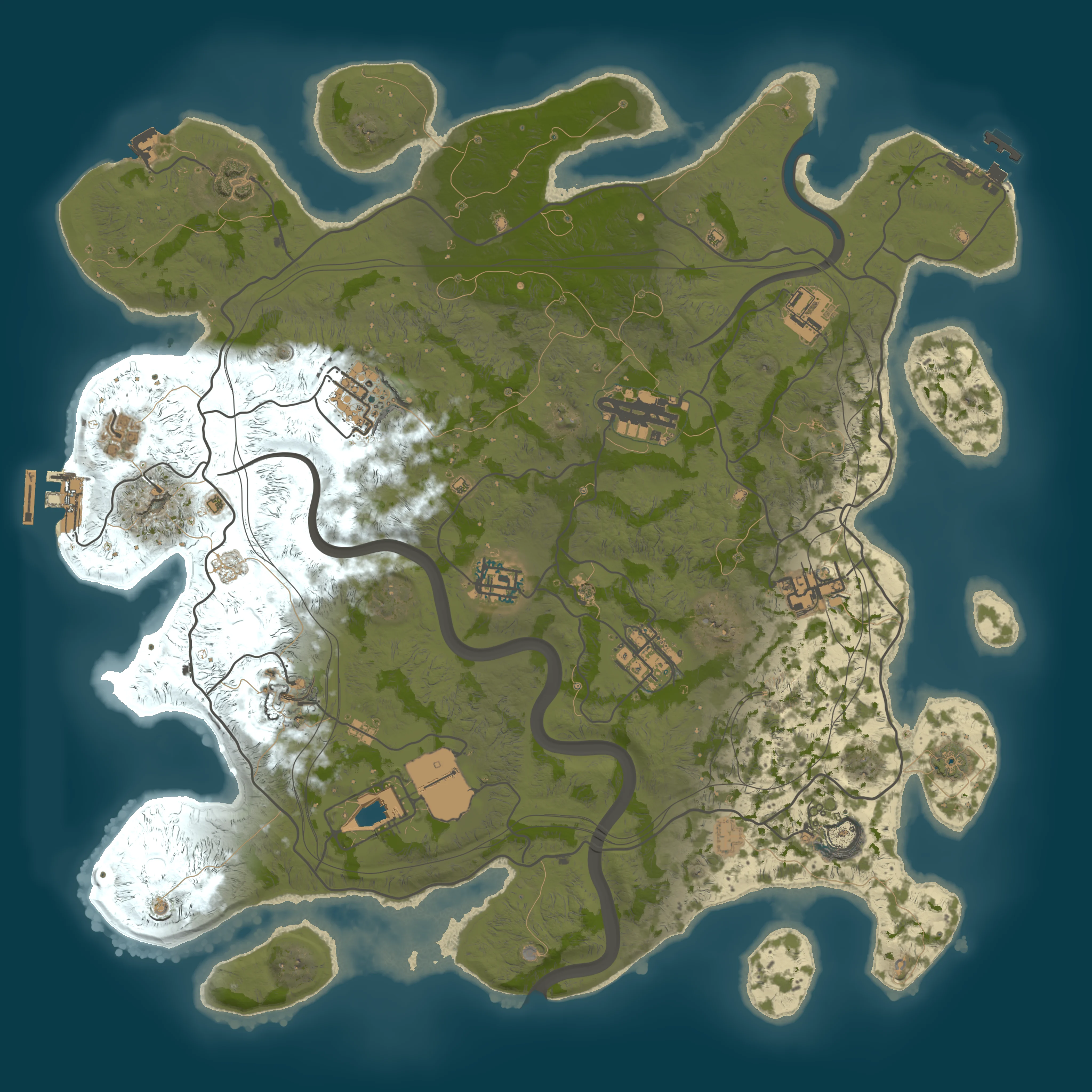 Rendered map for seed 0