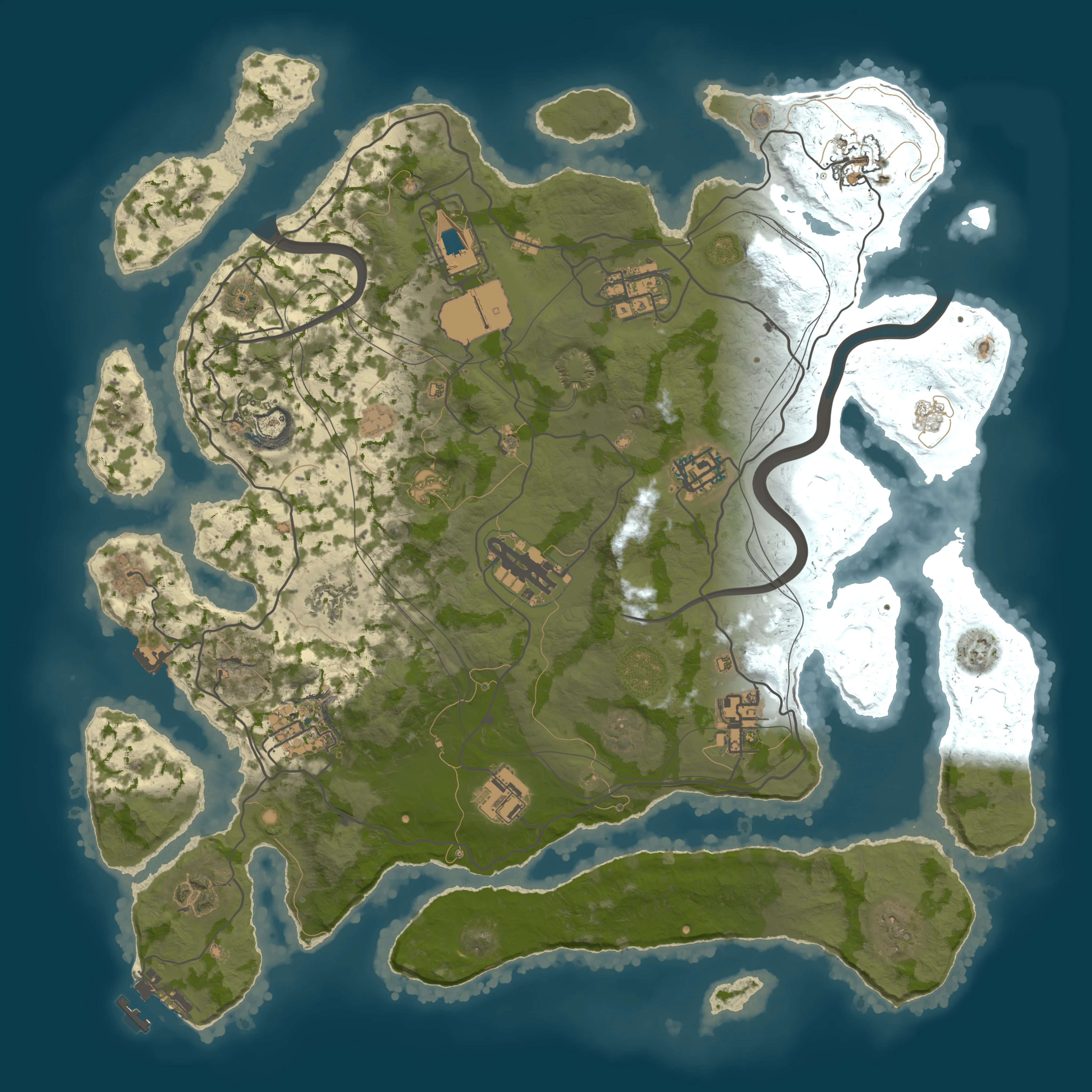 Rendered map for seed 1337