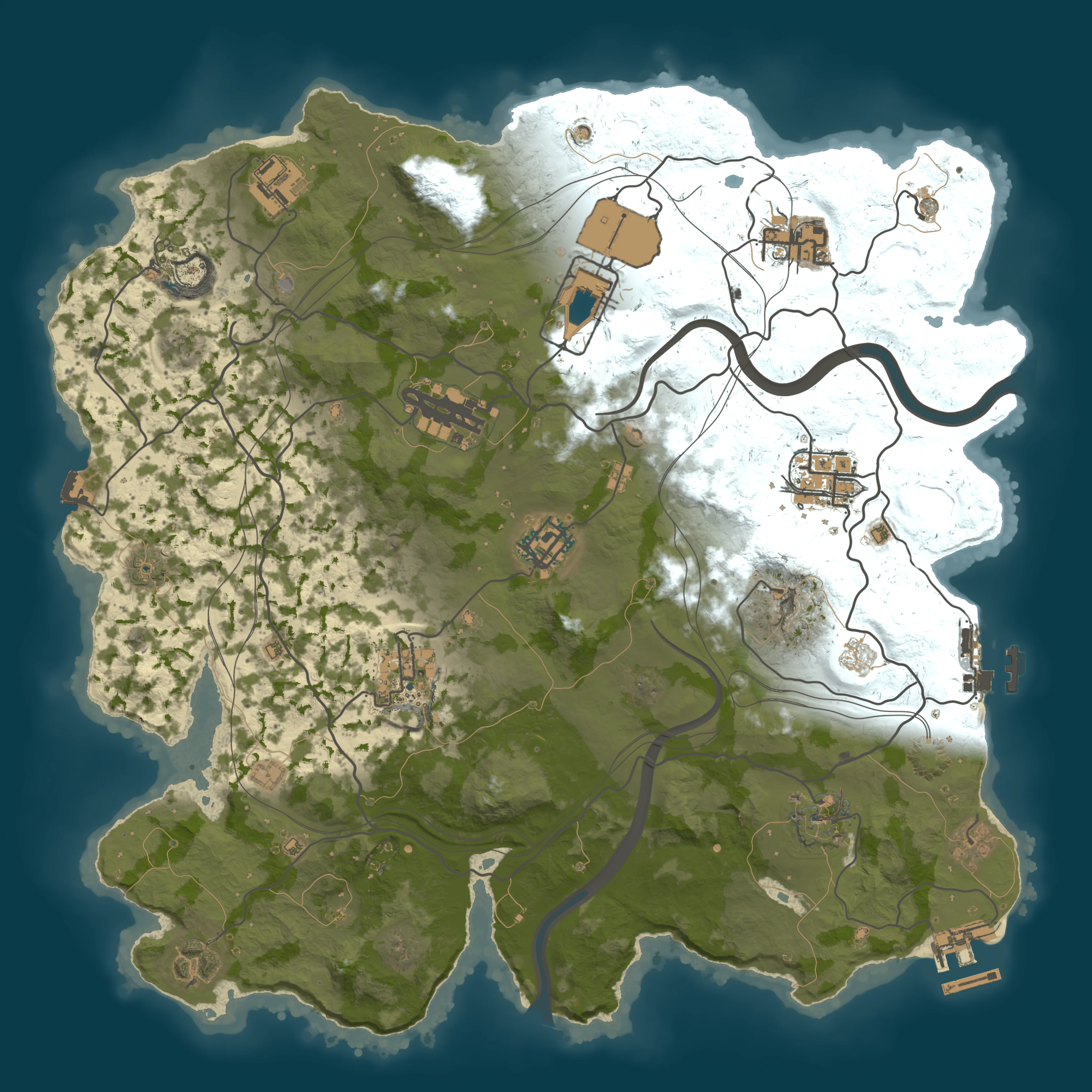 Rendered map for seed 2071652564