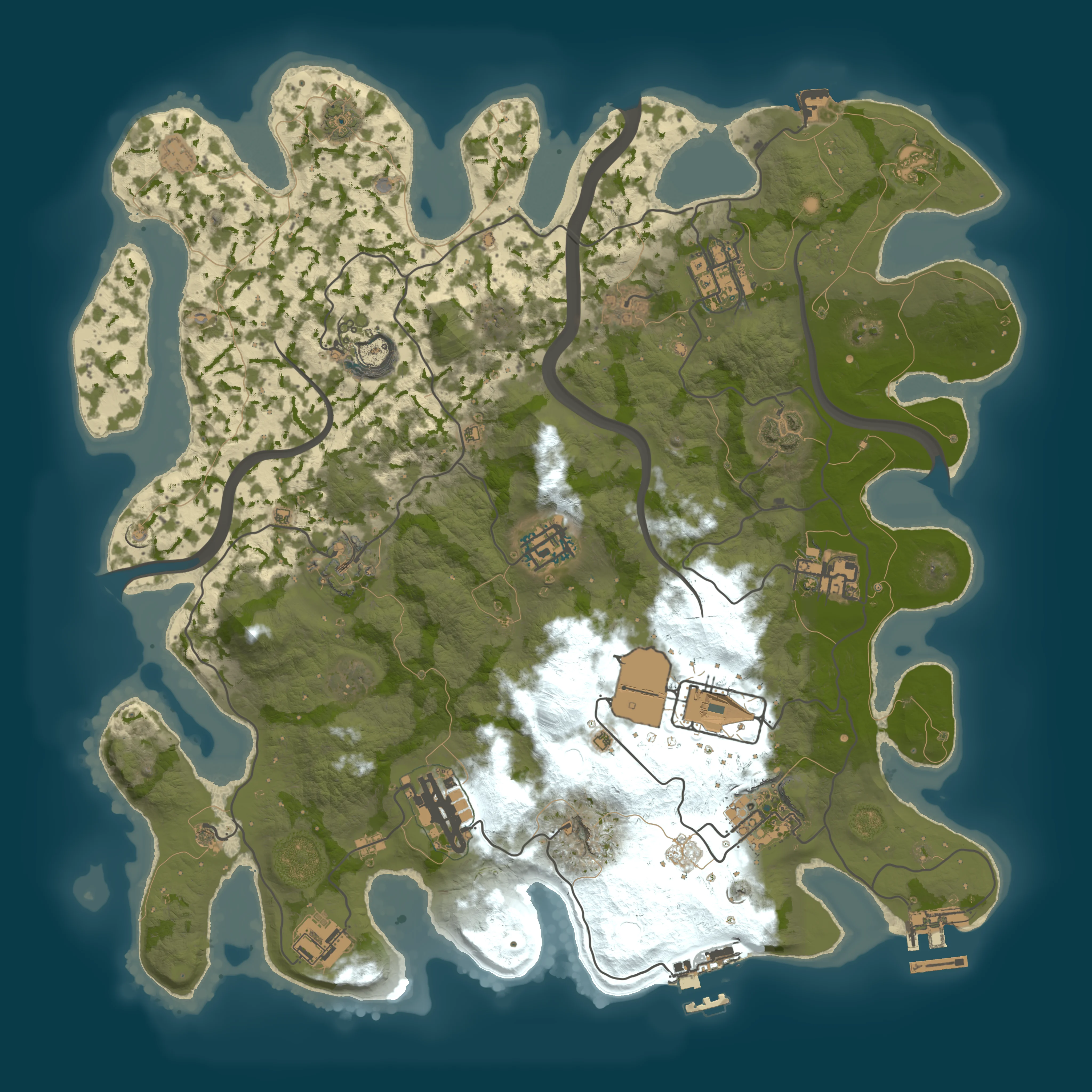 Rendered map for seed 1337
