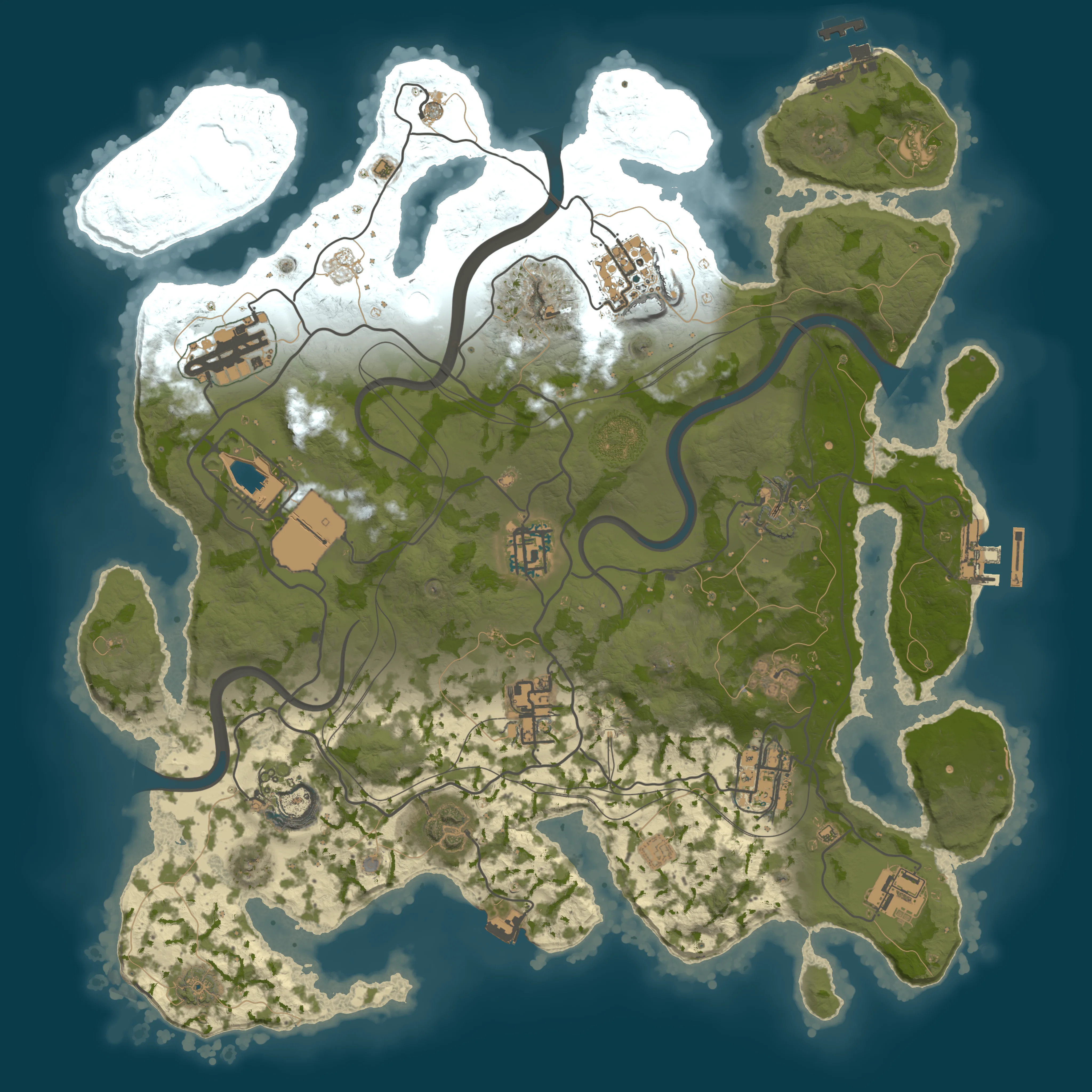 Rendered map for seed 1337