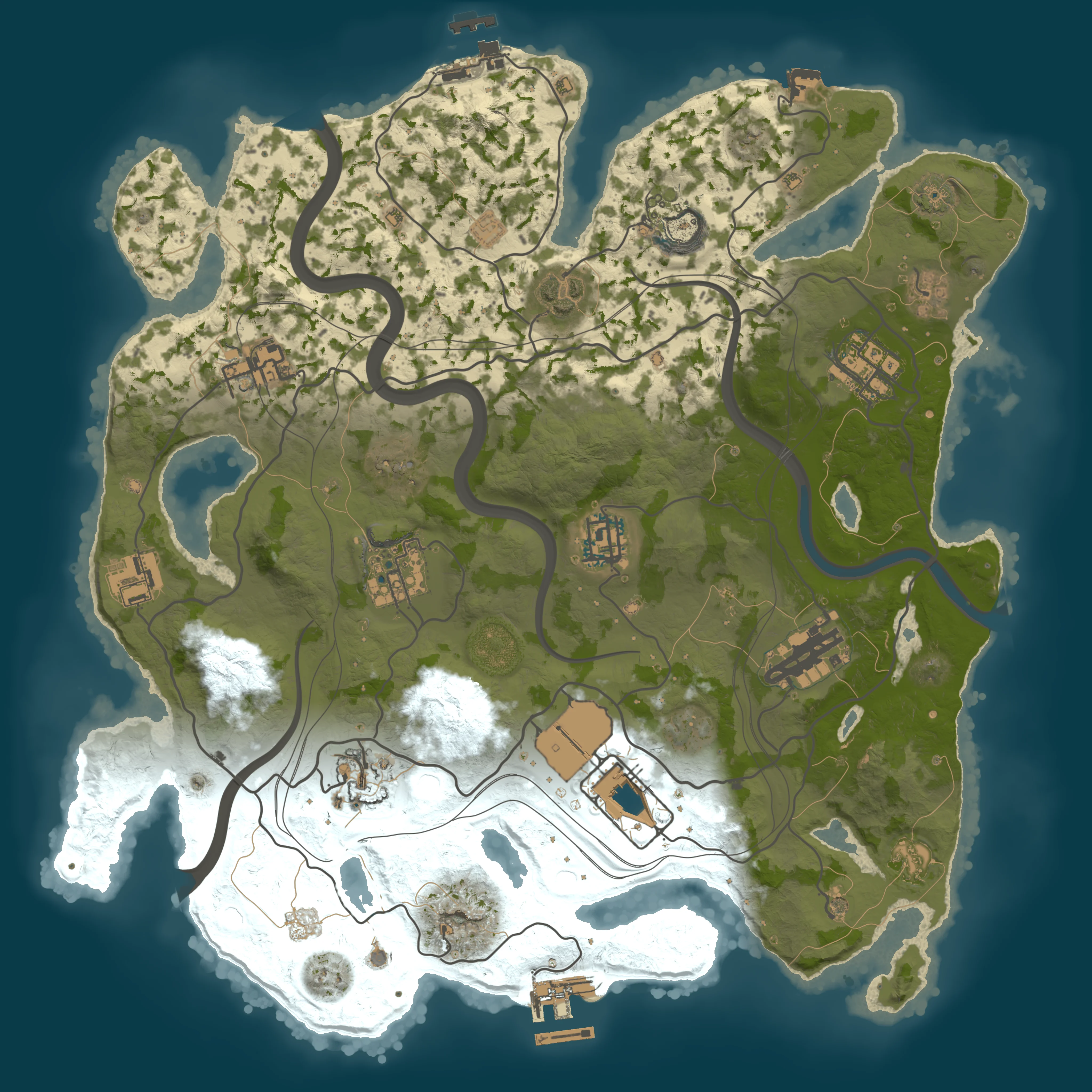 Rendered map for seed 1337