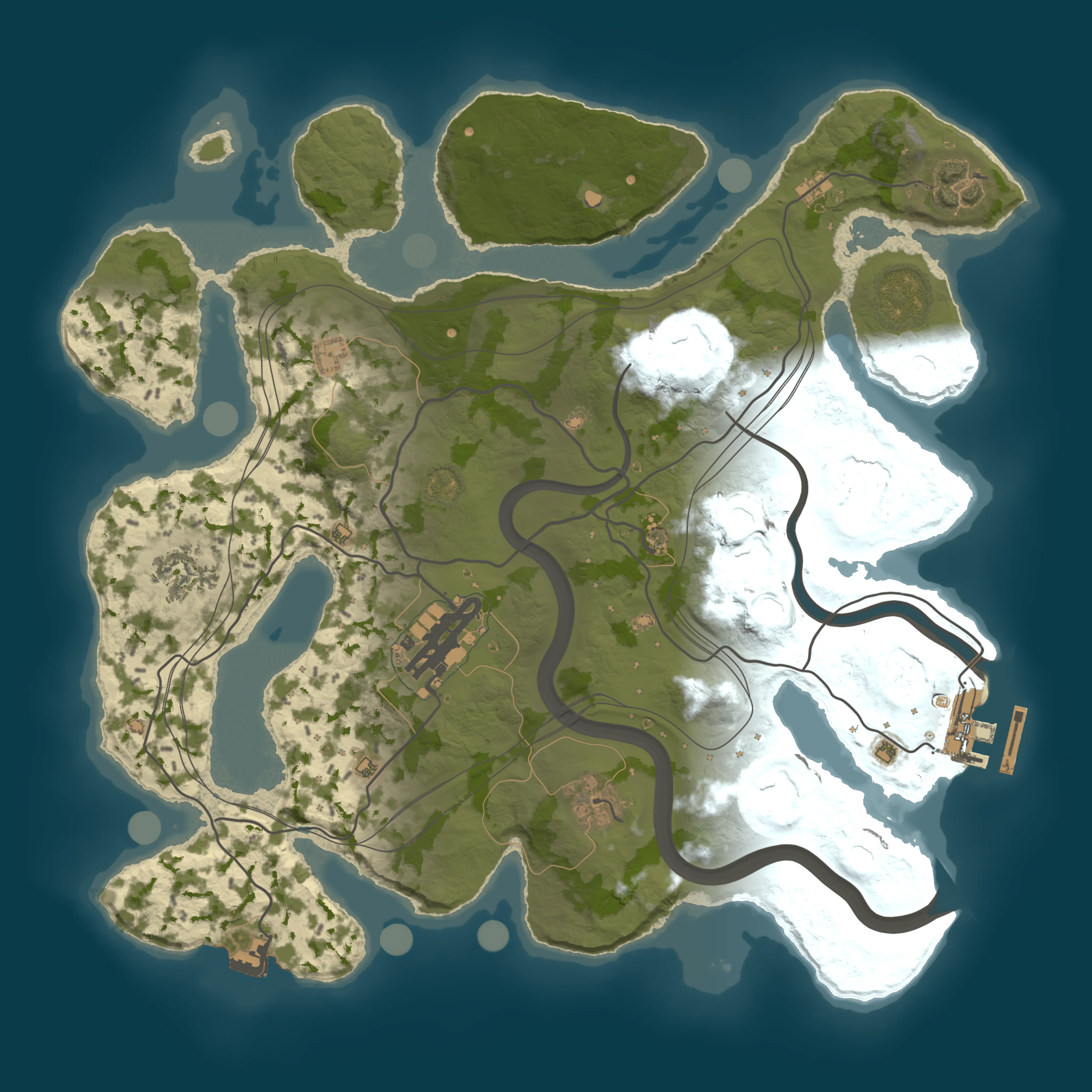 Rendered map for seed 1337