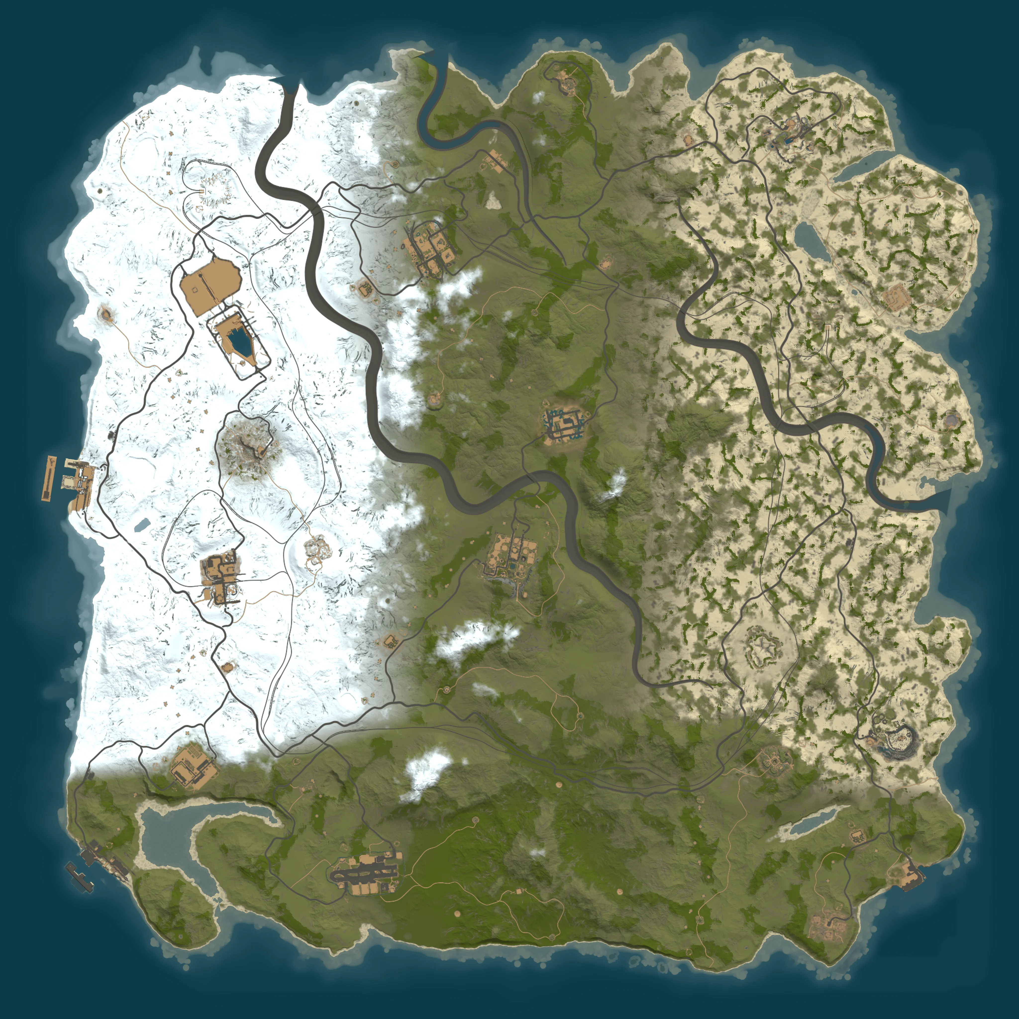 Rendered map for seed 2789