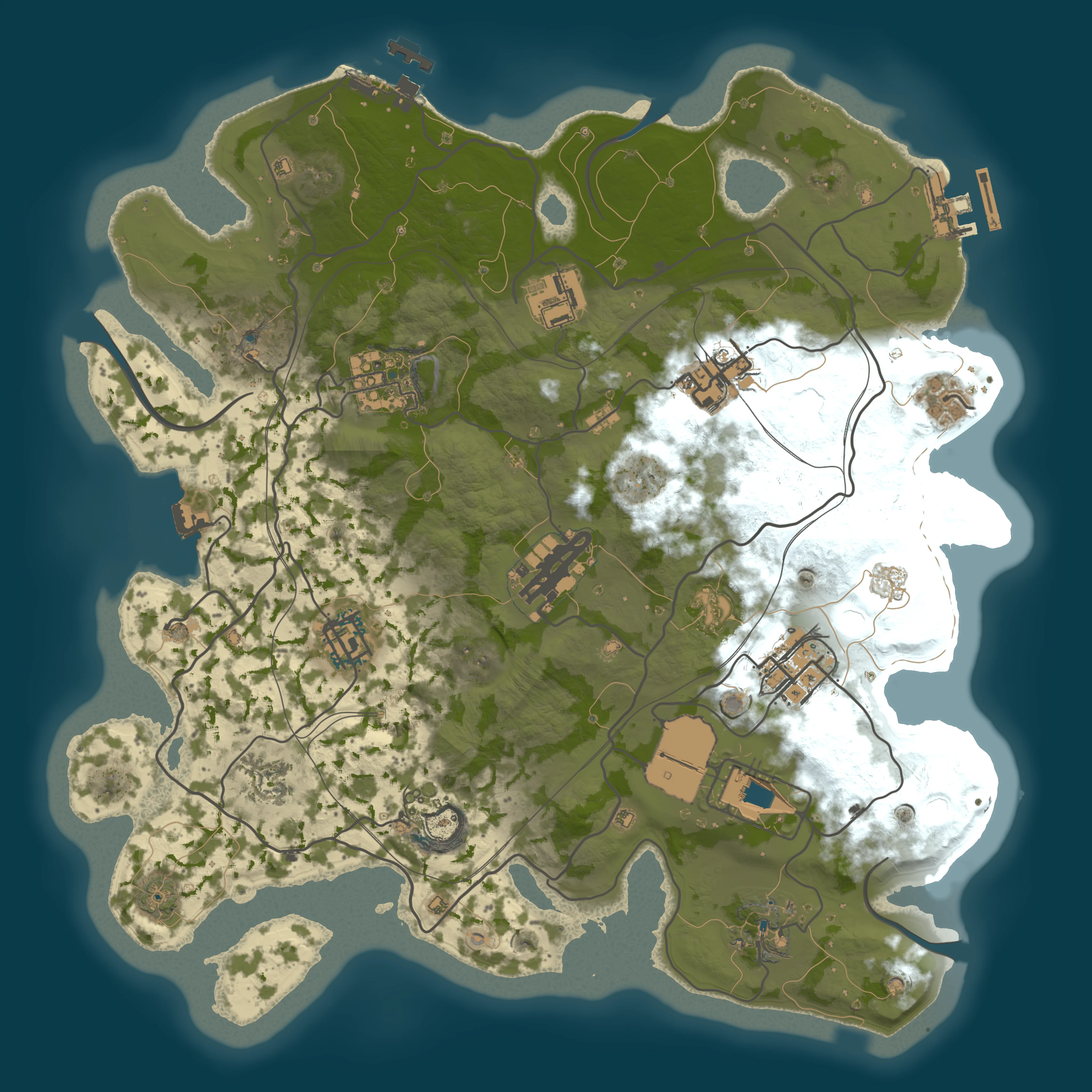 Rendered map for seed 1337