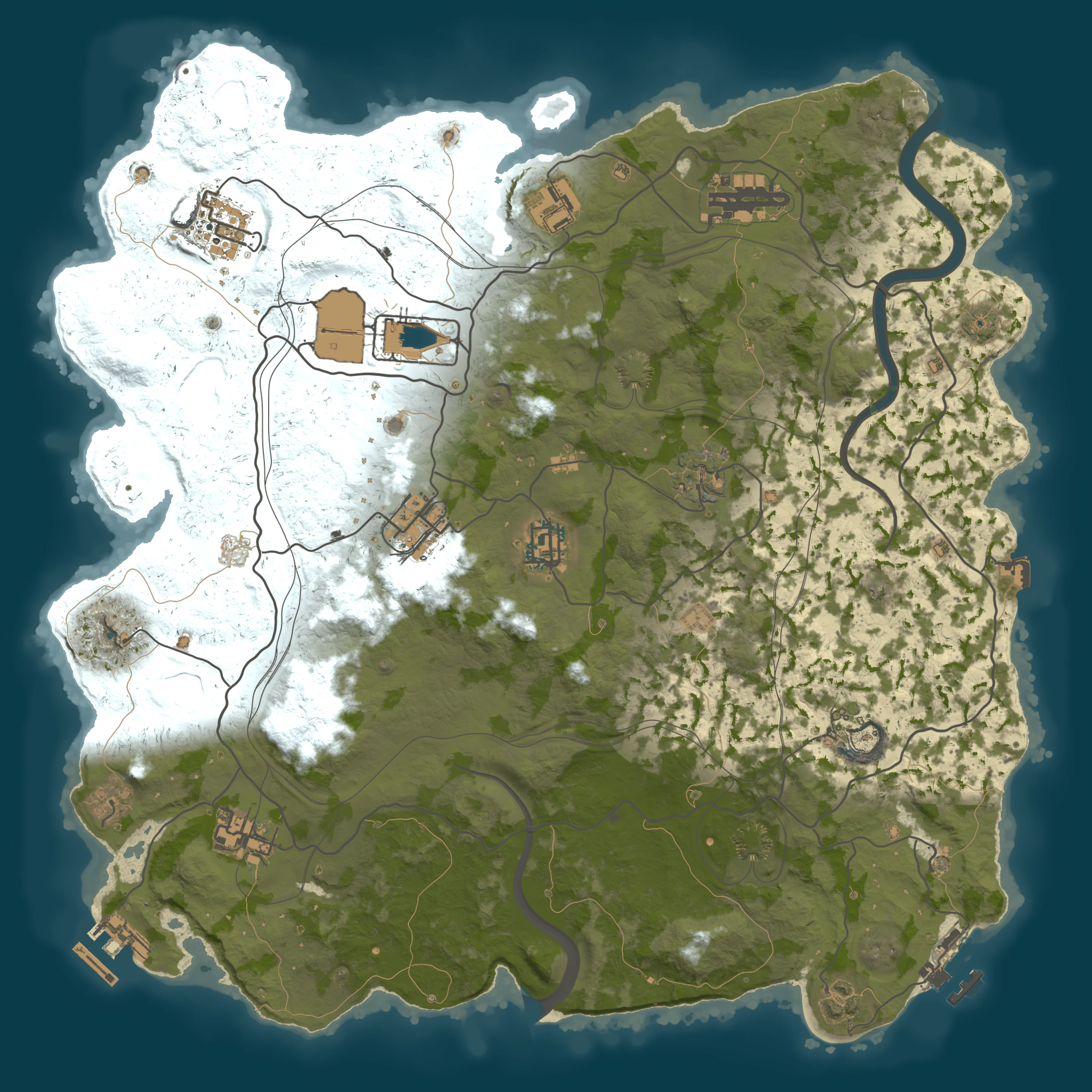 Rendered map for seed 884591761