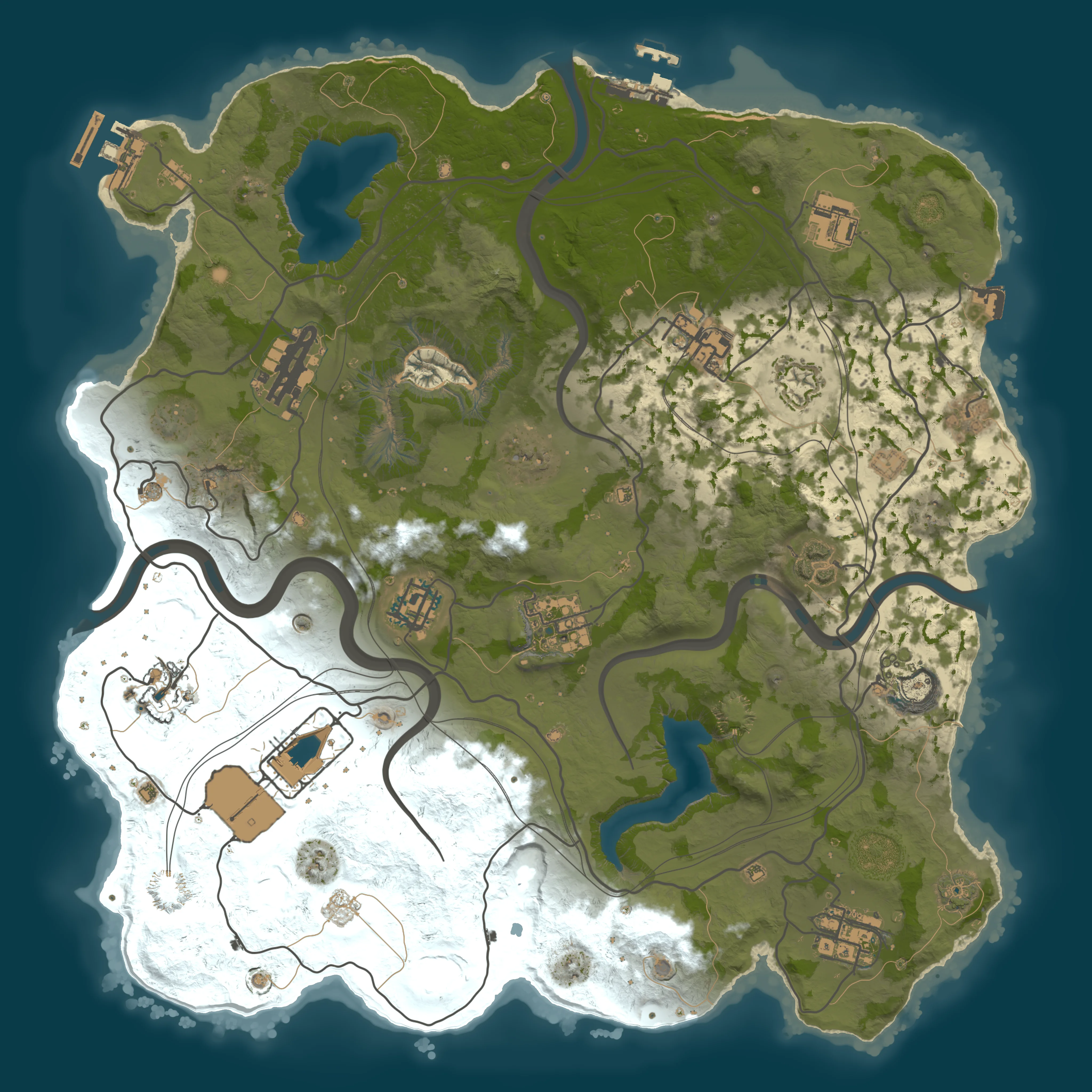 Rendered map for seed 671800176