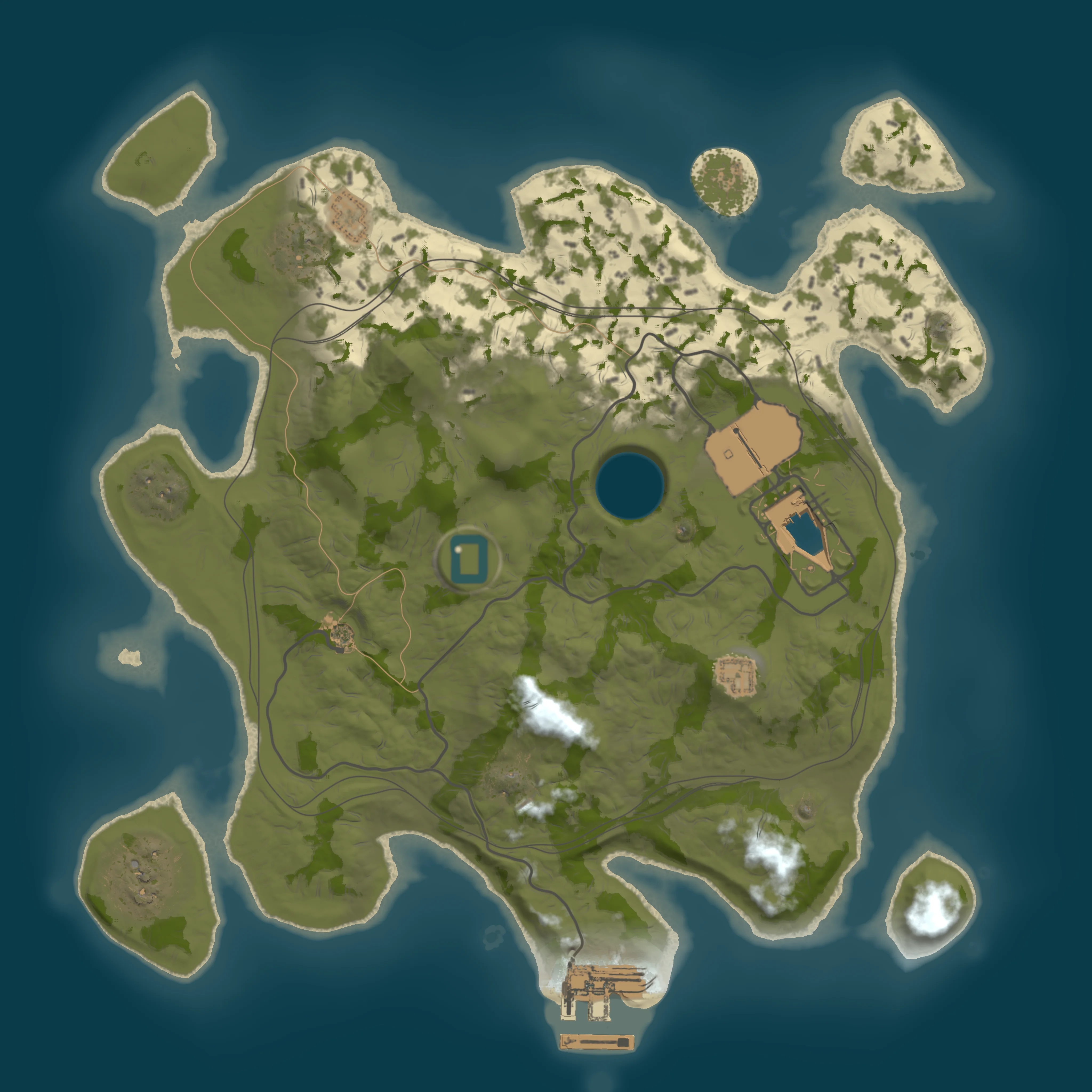 Rendered map for seed 1337
