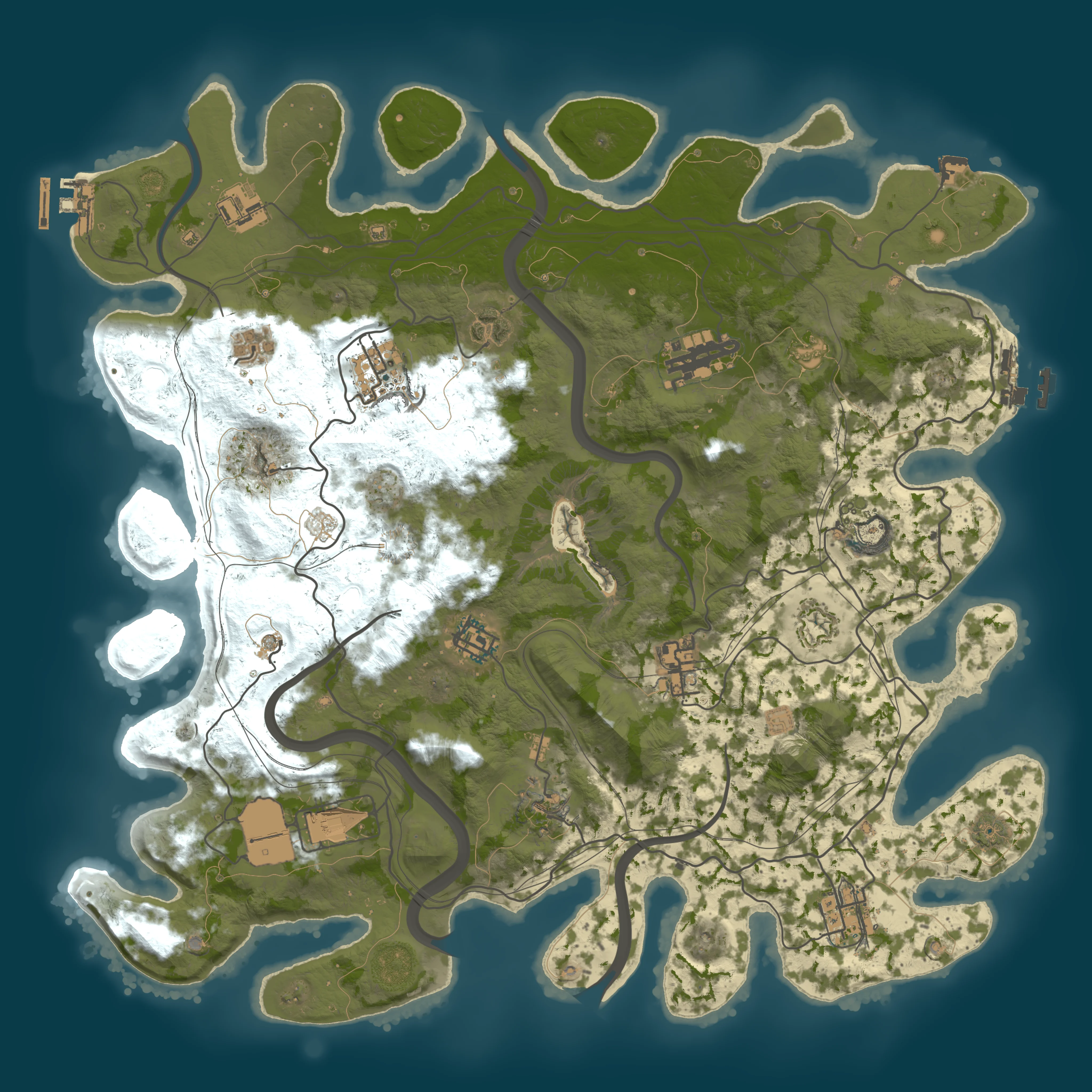 Rendered map for seed 0