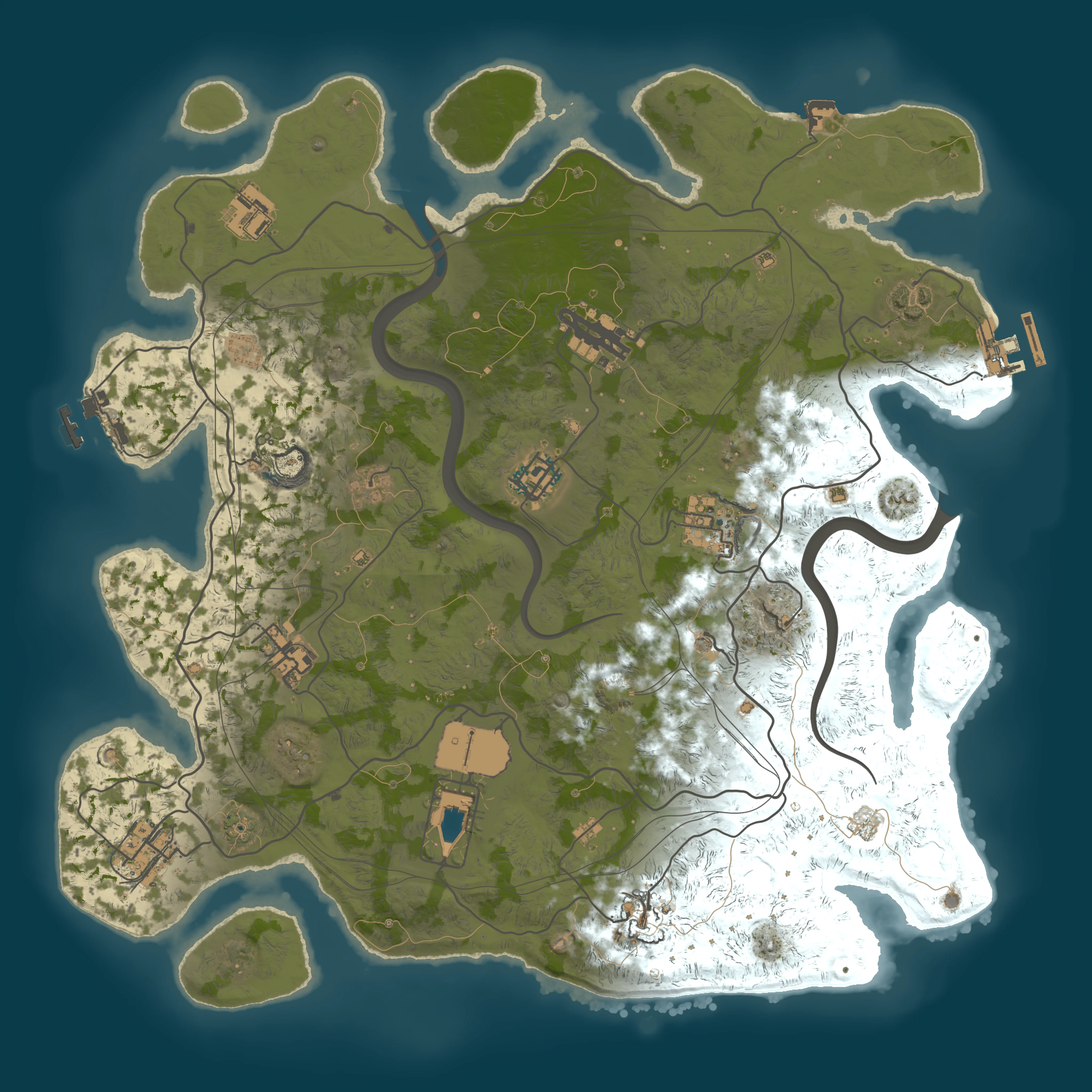 Rendered map for seed 1337