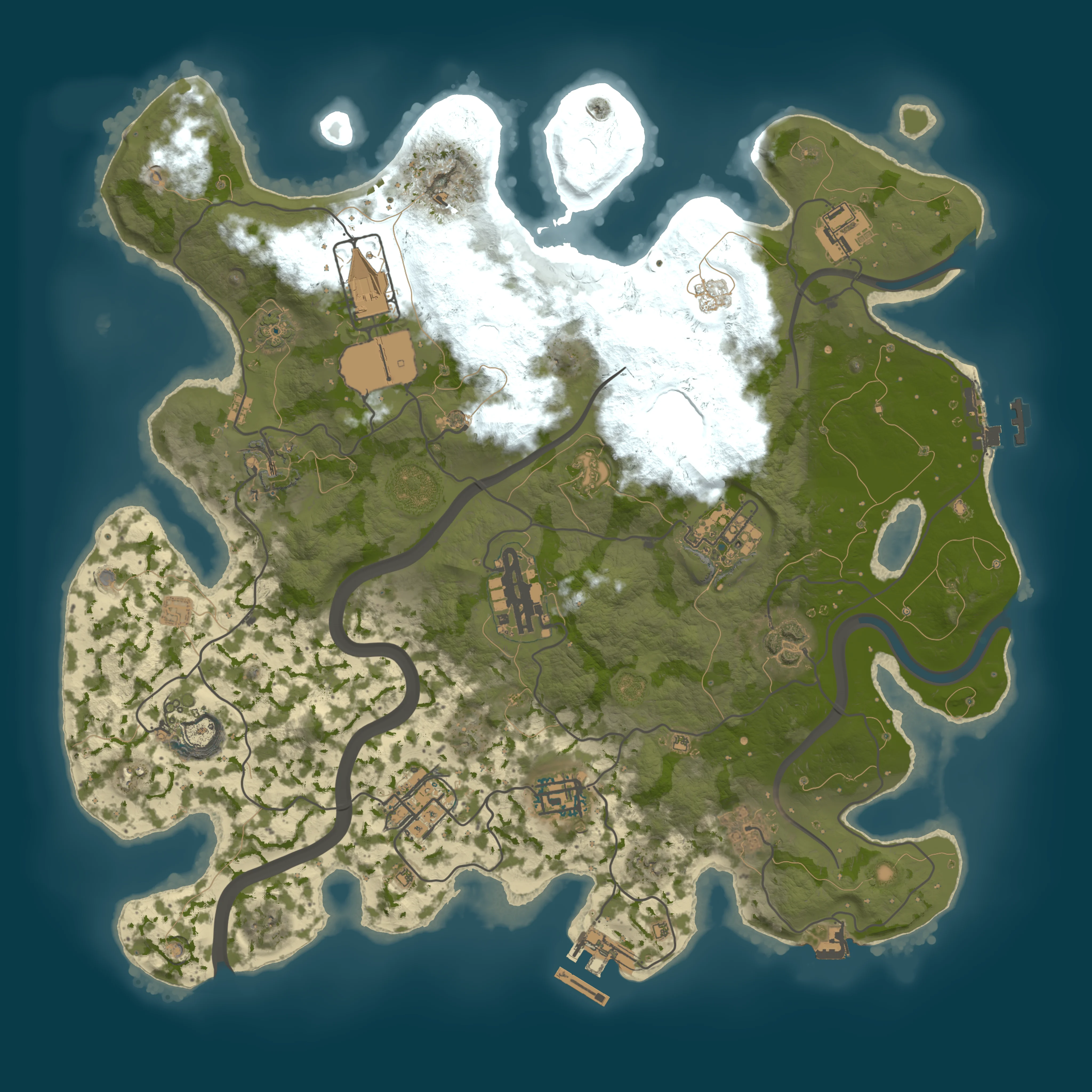 Rendered map for seed 921433461