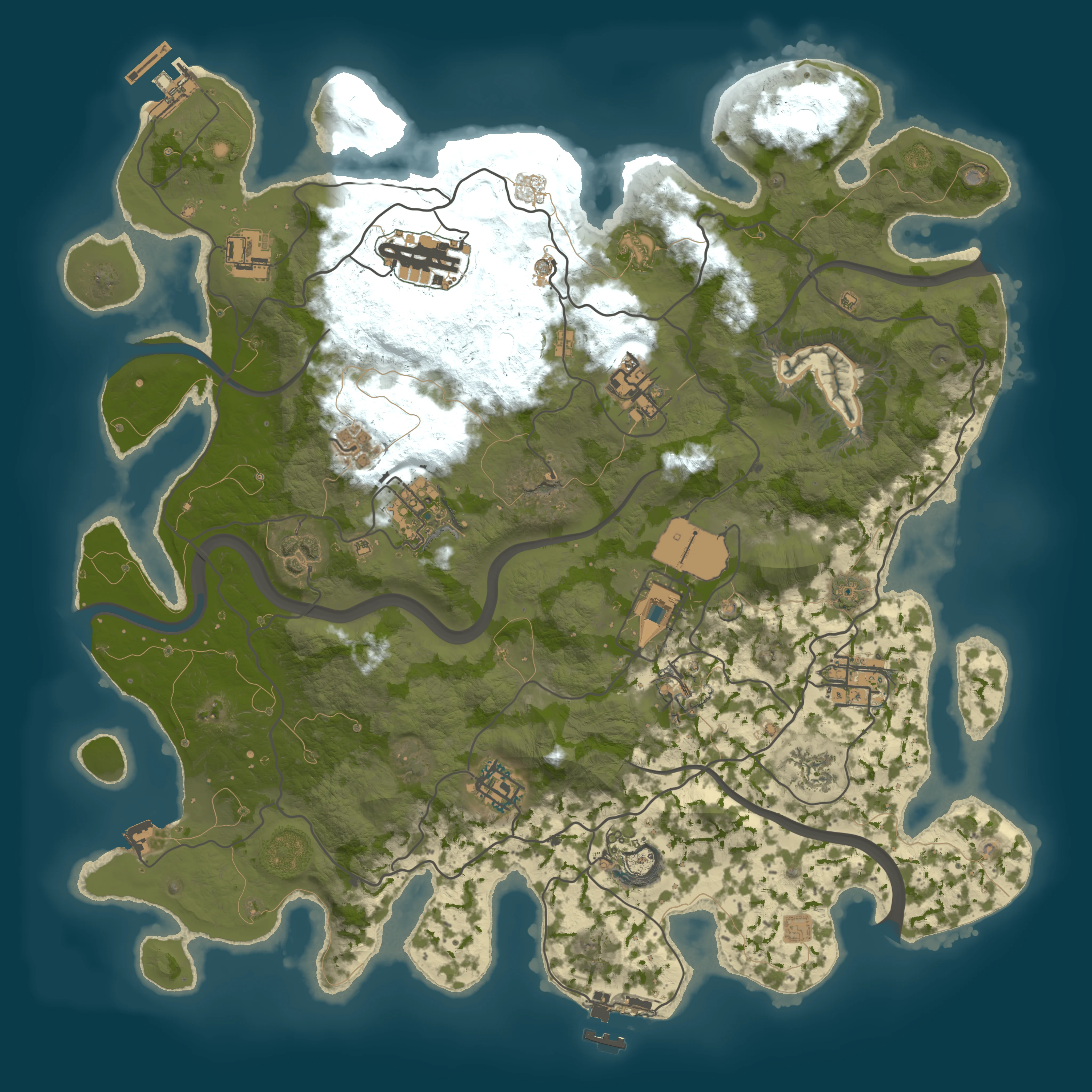 Rendered map for seed 1014