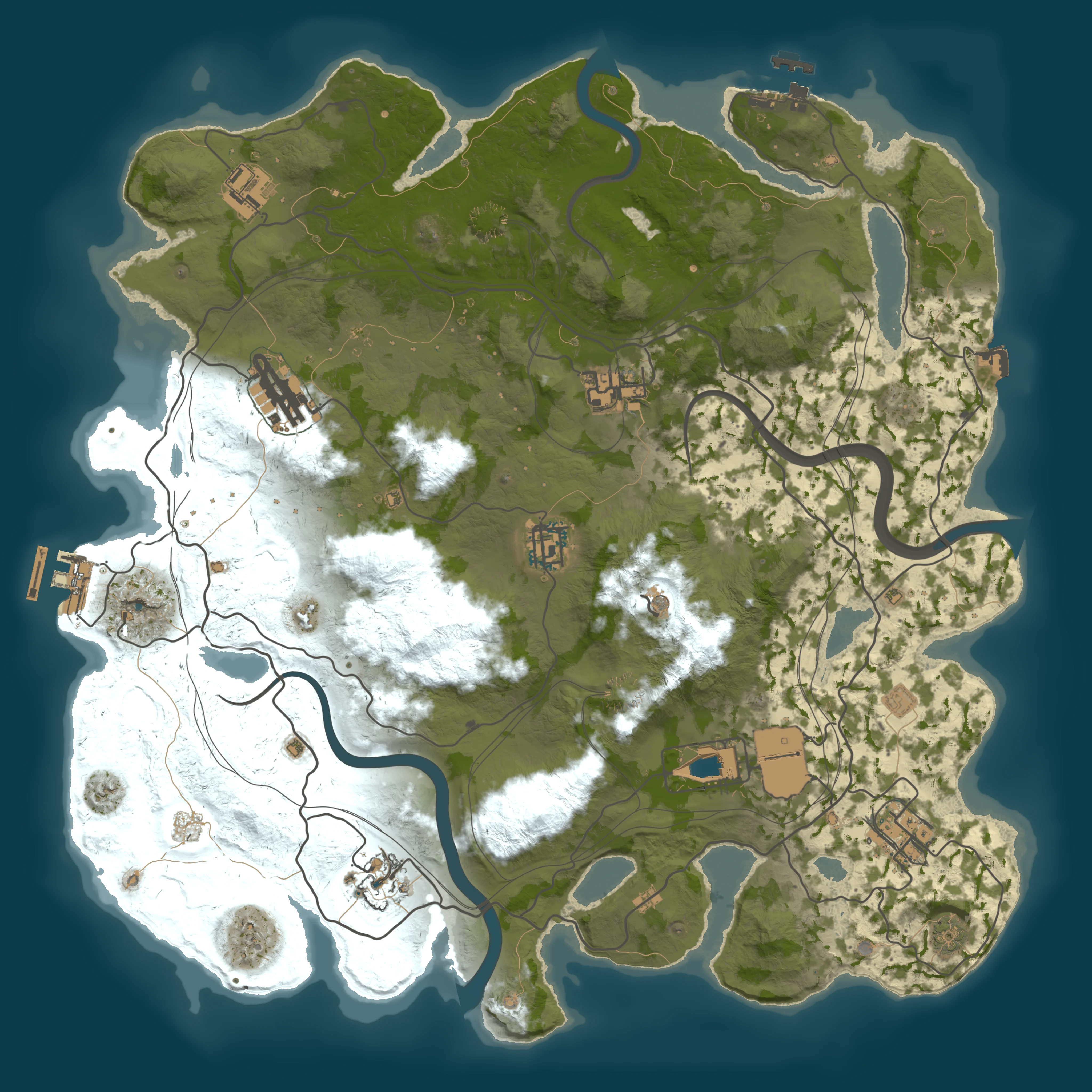Rendered map for seed 1337