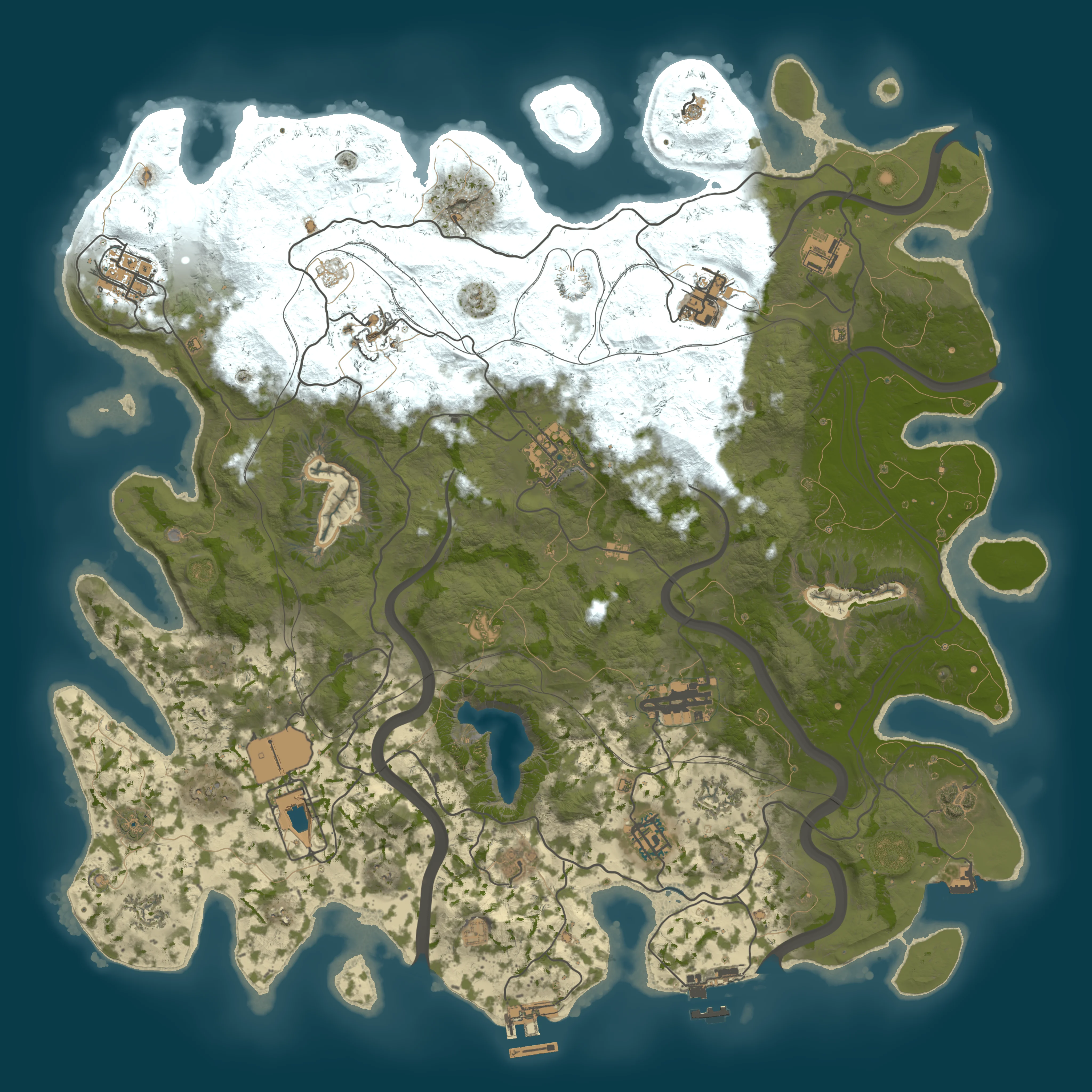 Rendered map for seed 1687268626