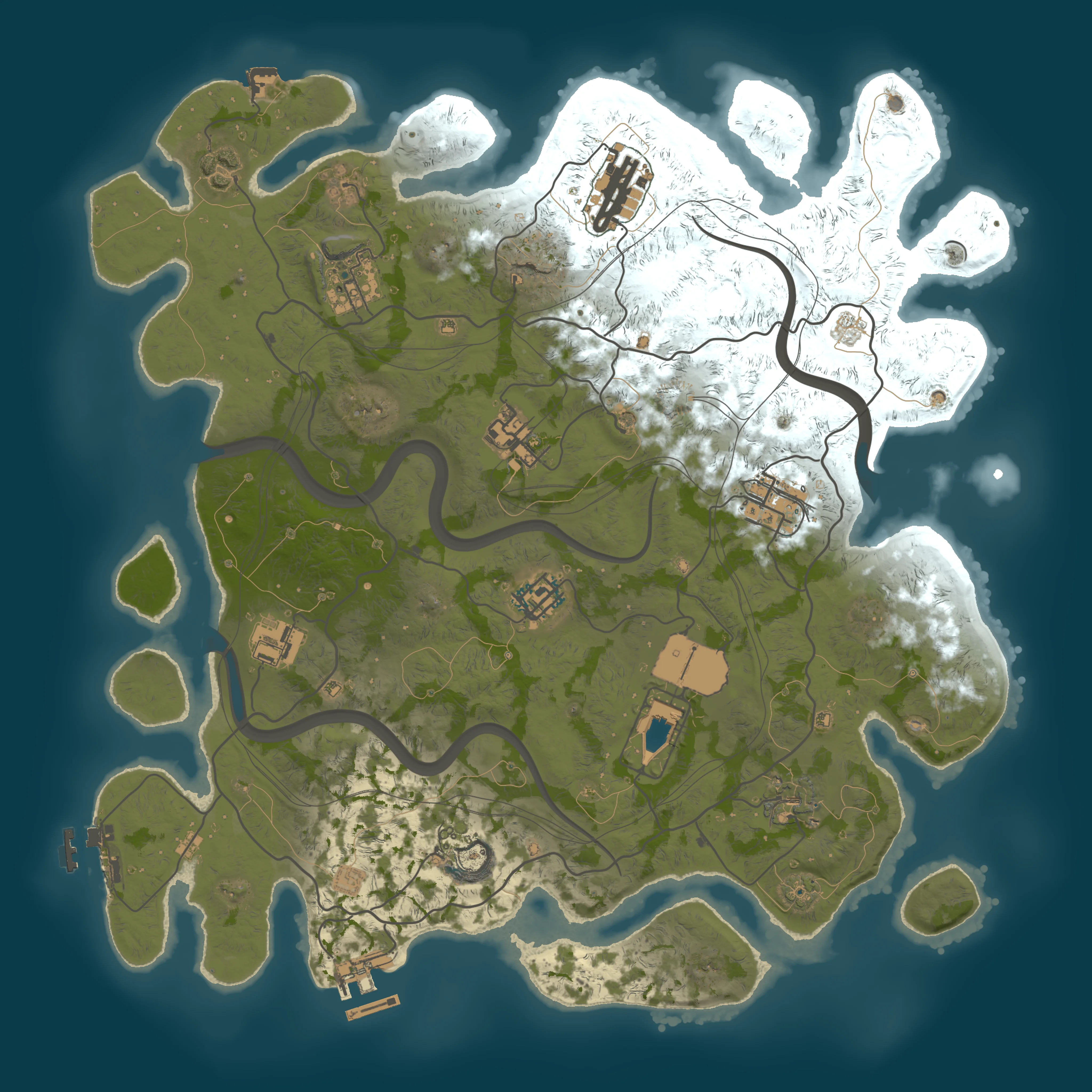 Rendered map for seed 0