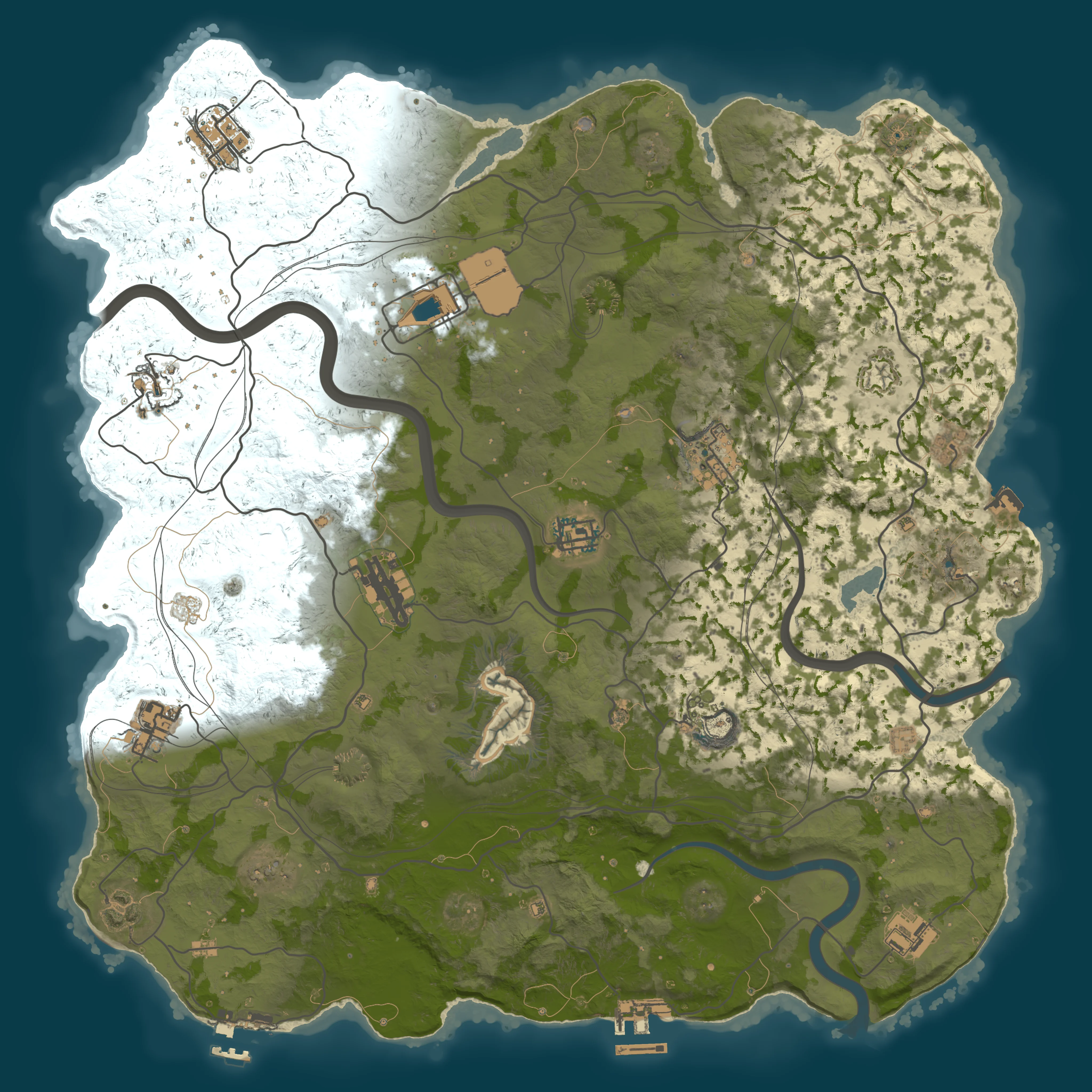 Rendered map for seed 0