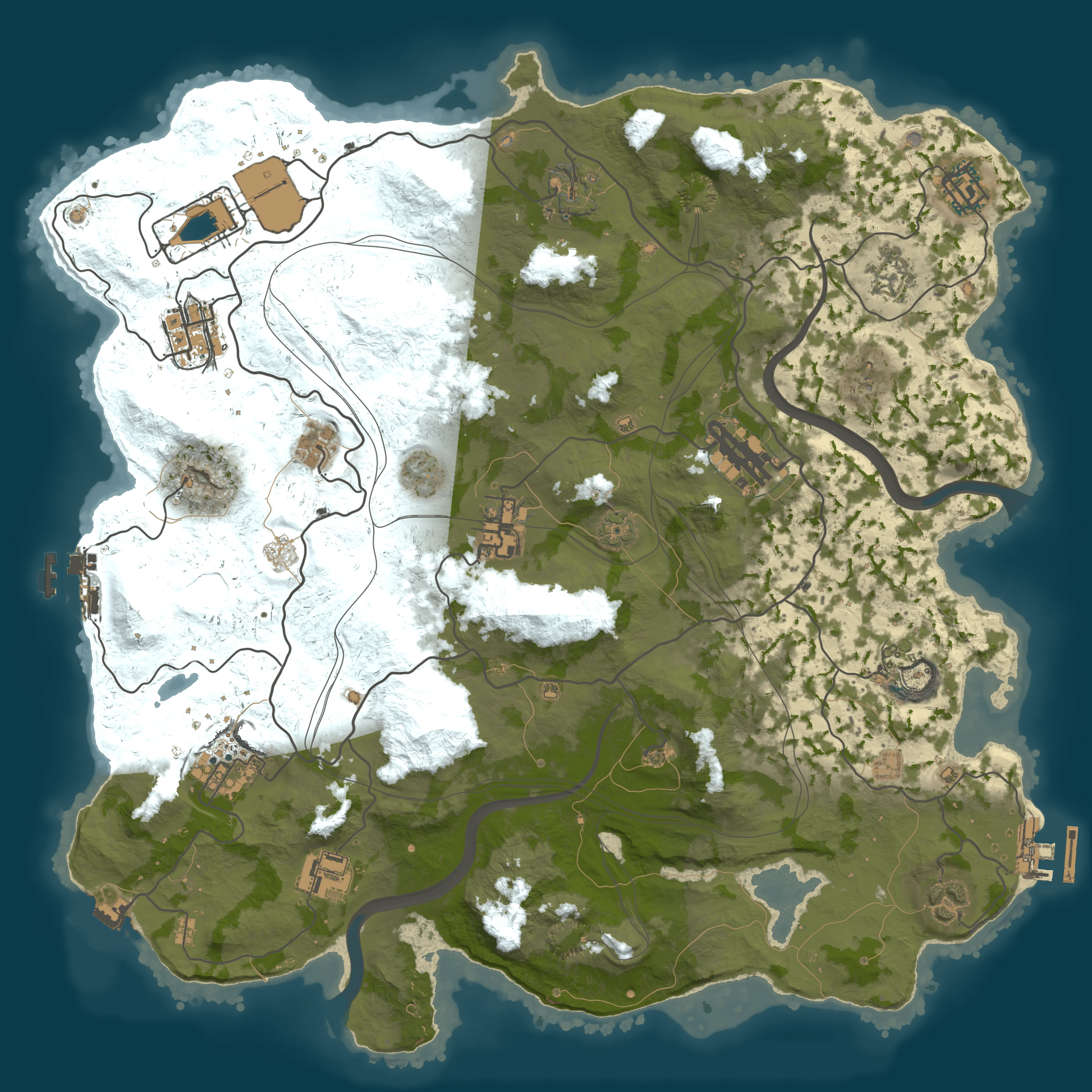 Rendered map for seed 33973