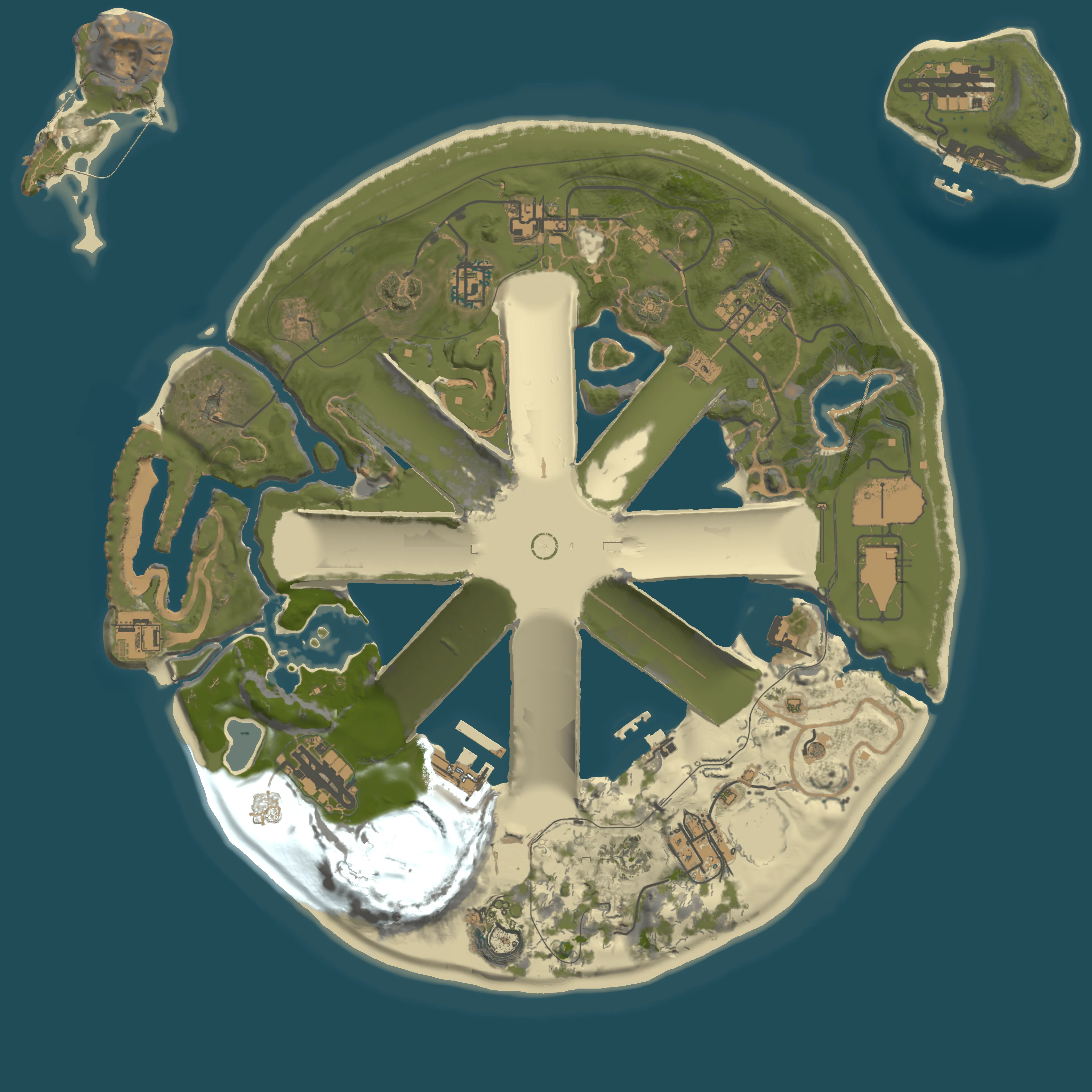 Rendered map for seed 1