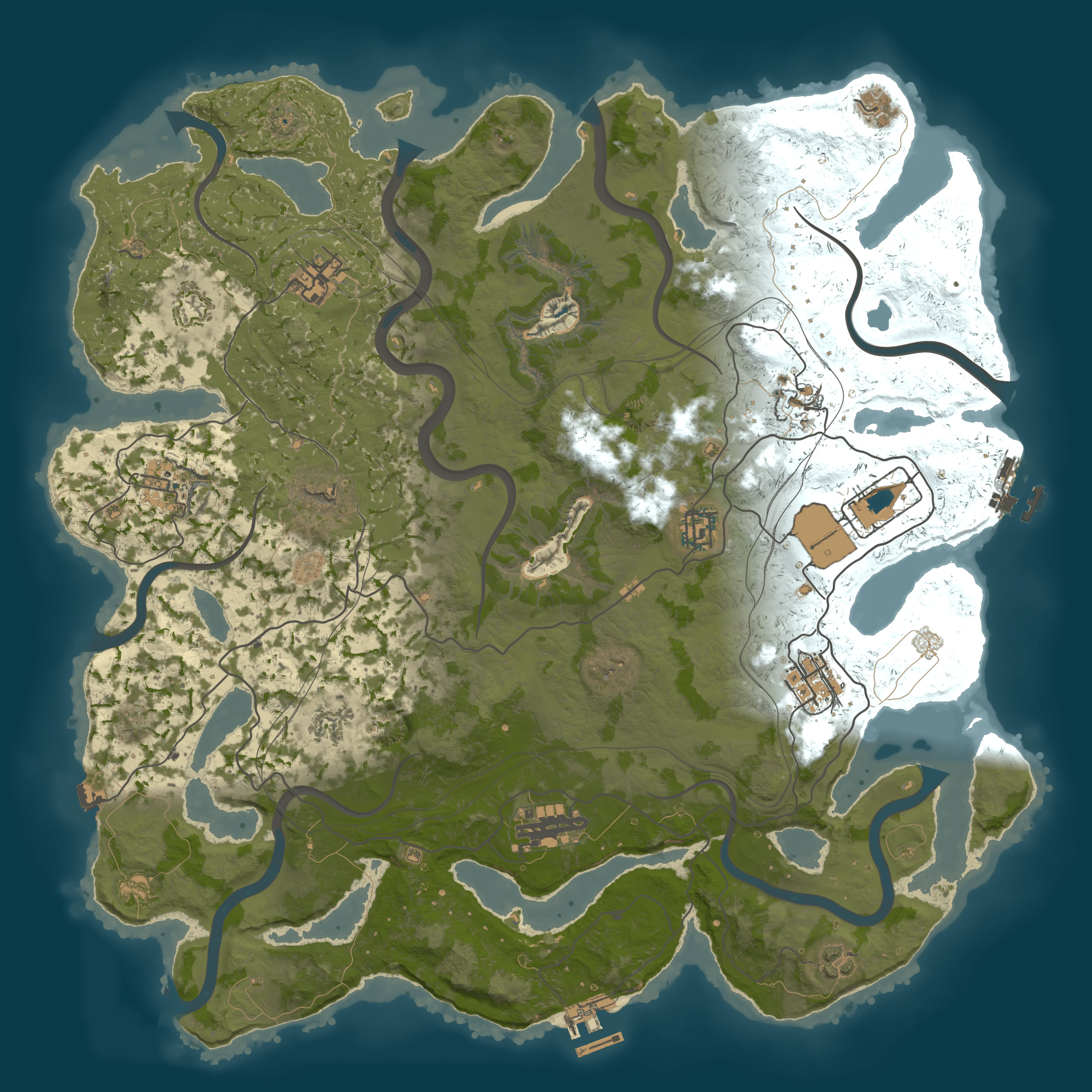 Rendered map for seed 46464646