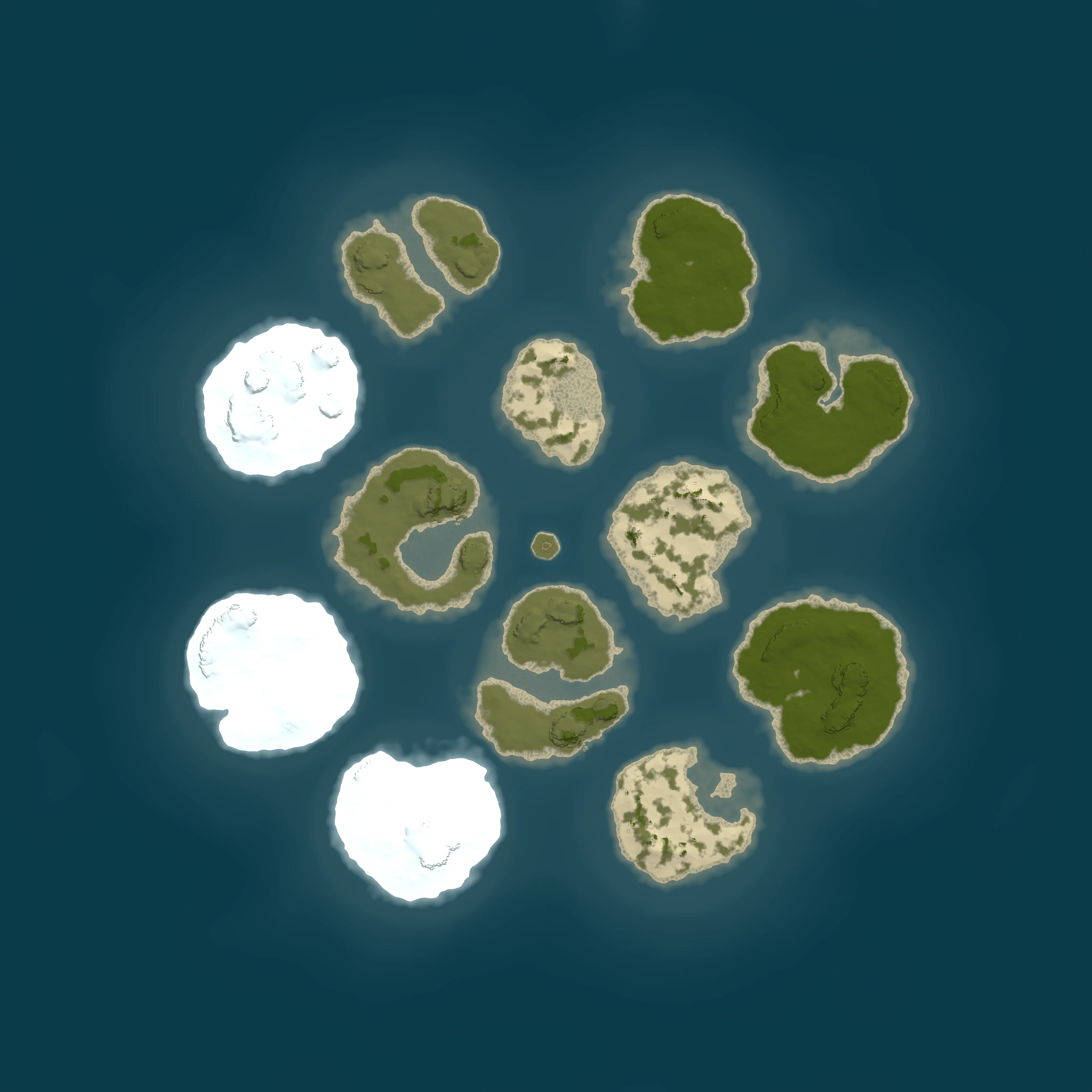 Rendered map for seed 1337