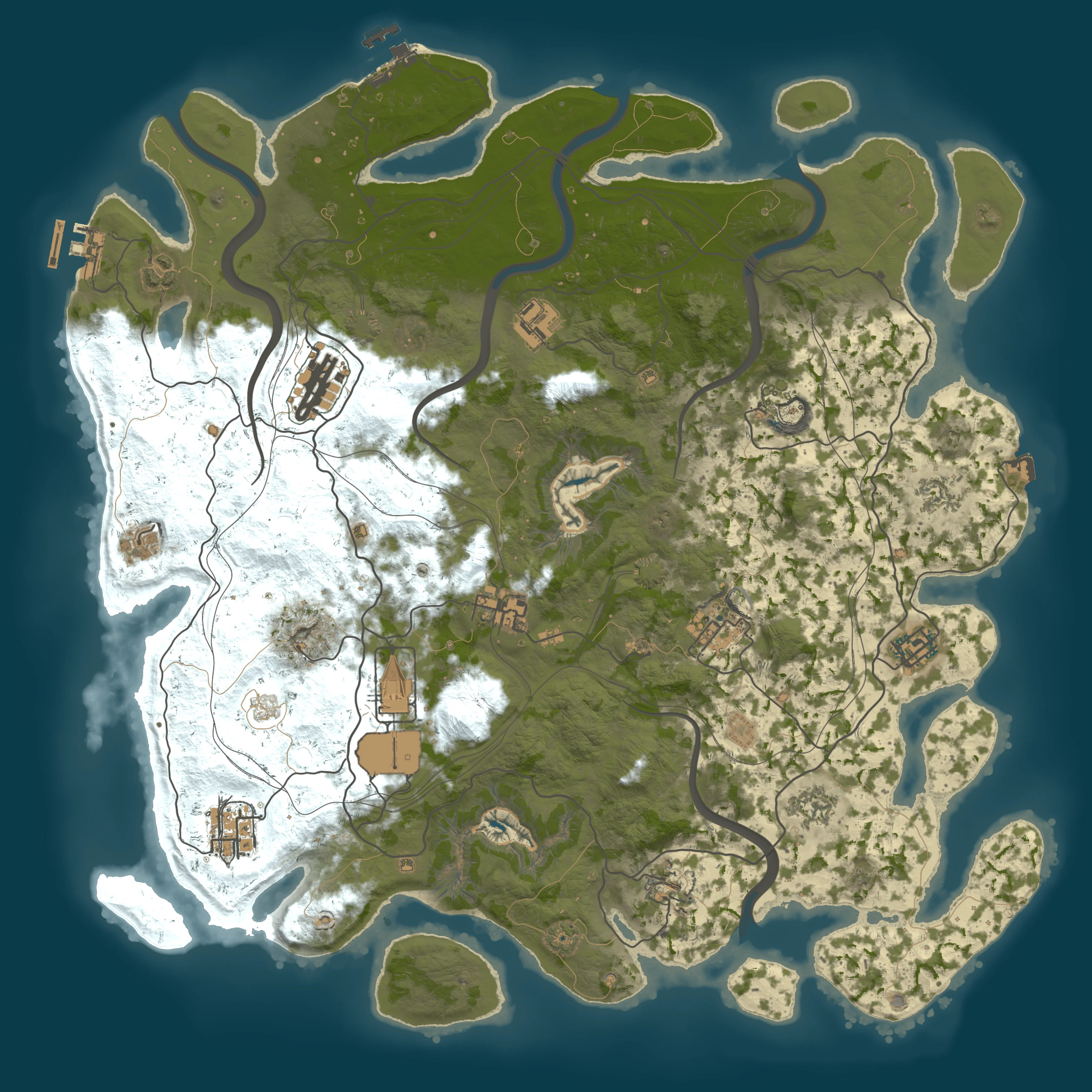 Rendered map for seed 1337