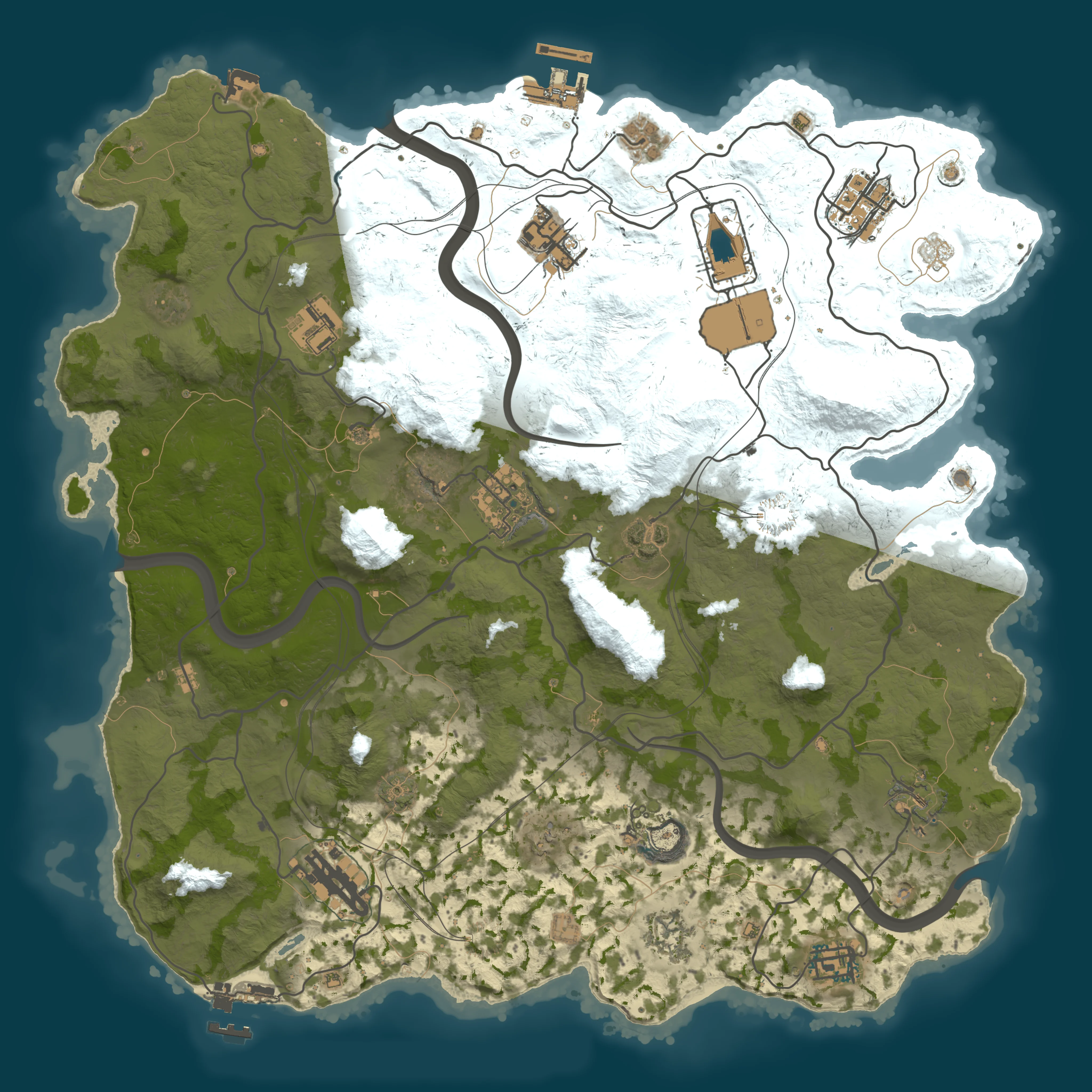 Rendered map for seed 11973