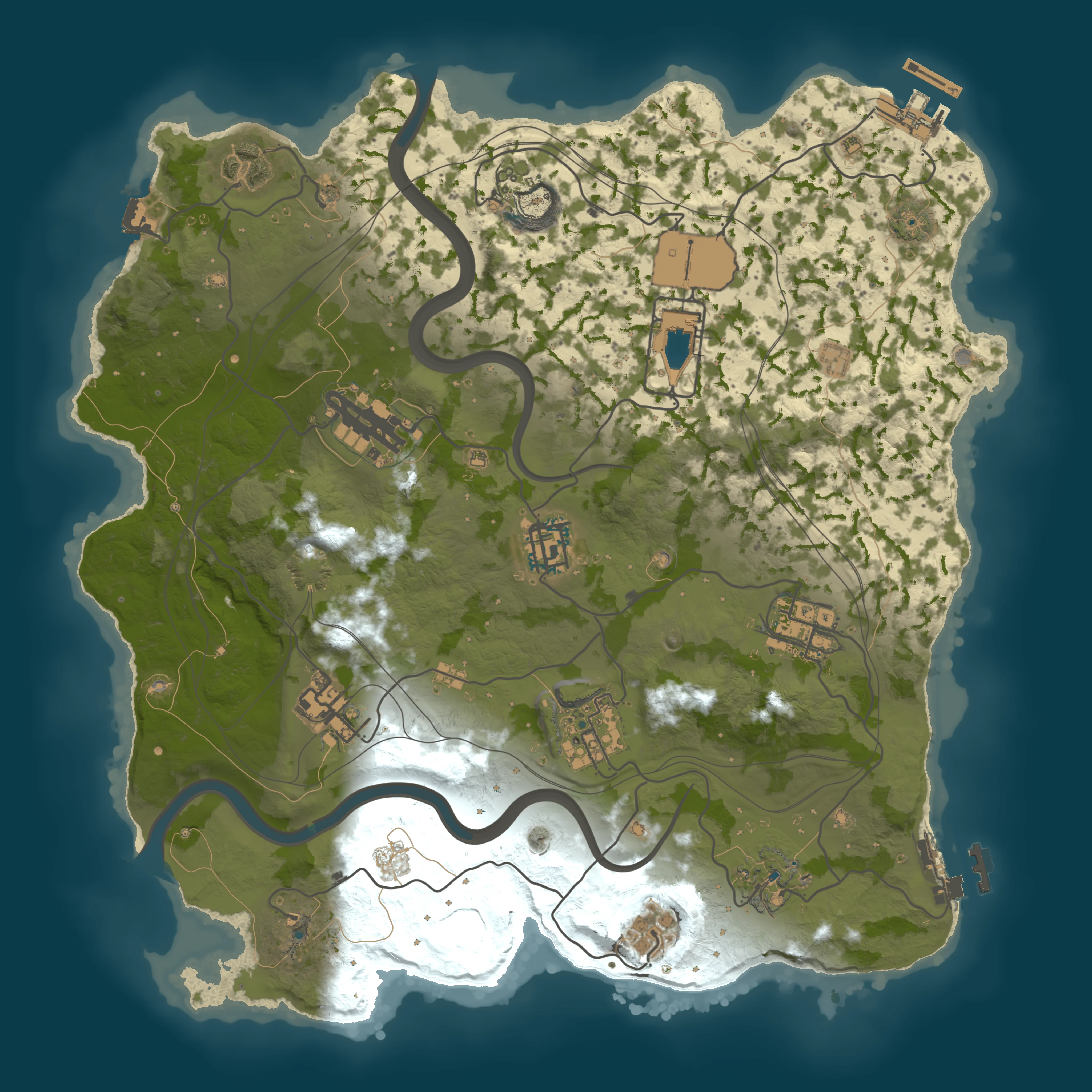 Rendered map for seed 1337