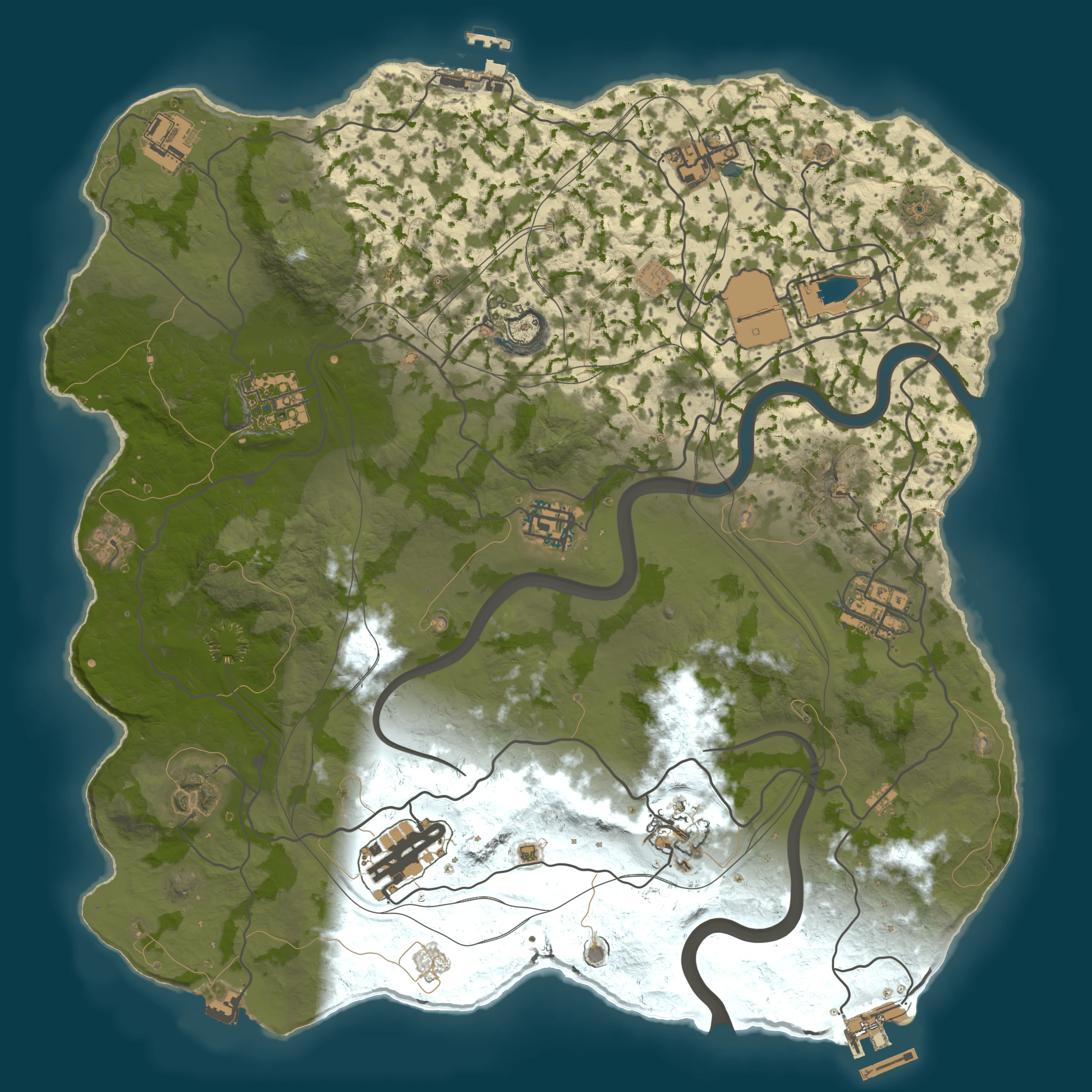 Rendered map for seed 1337
