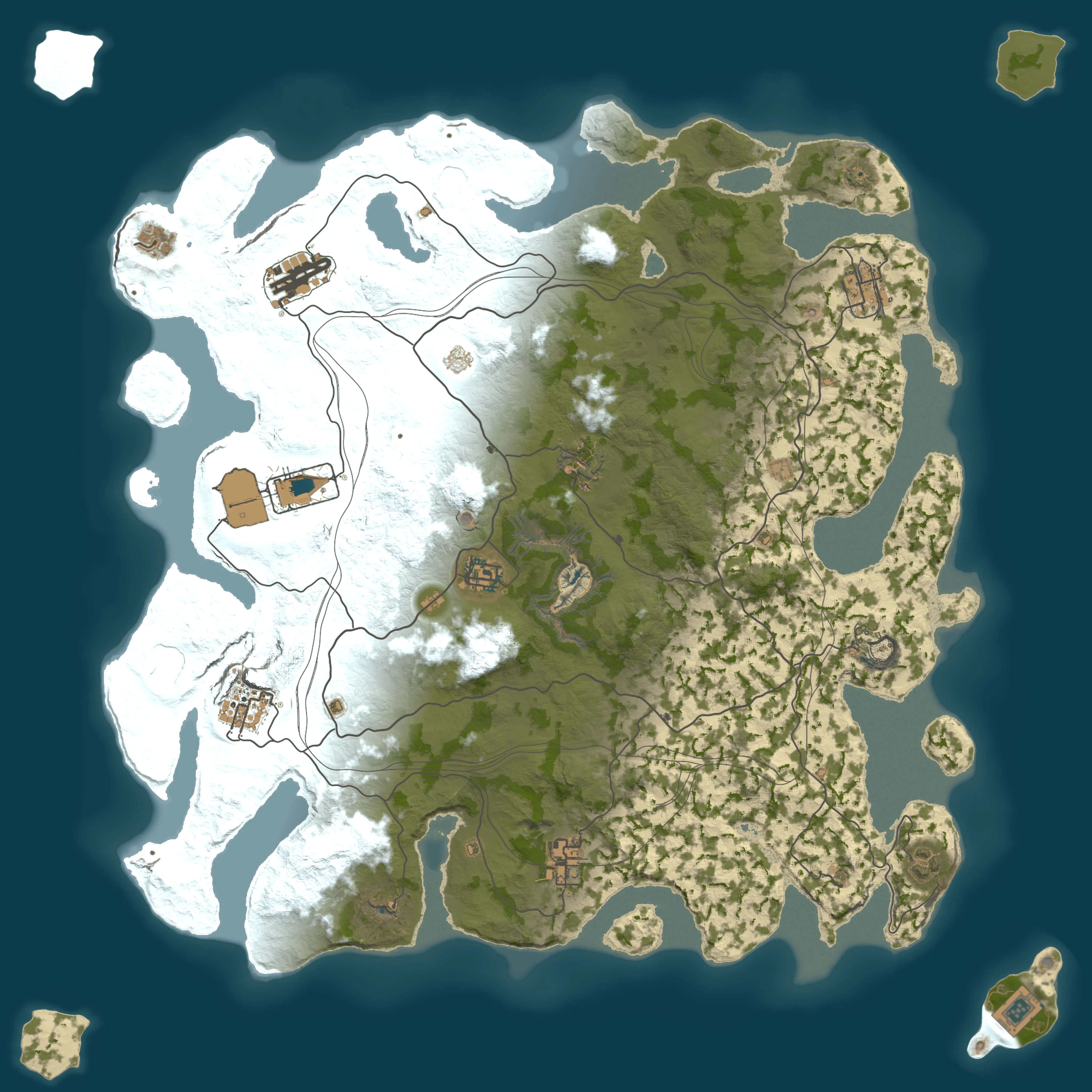 Rendered map for seed 1337