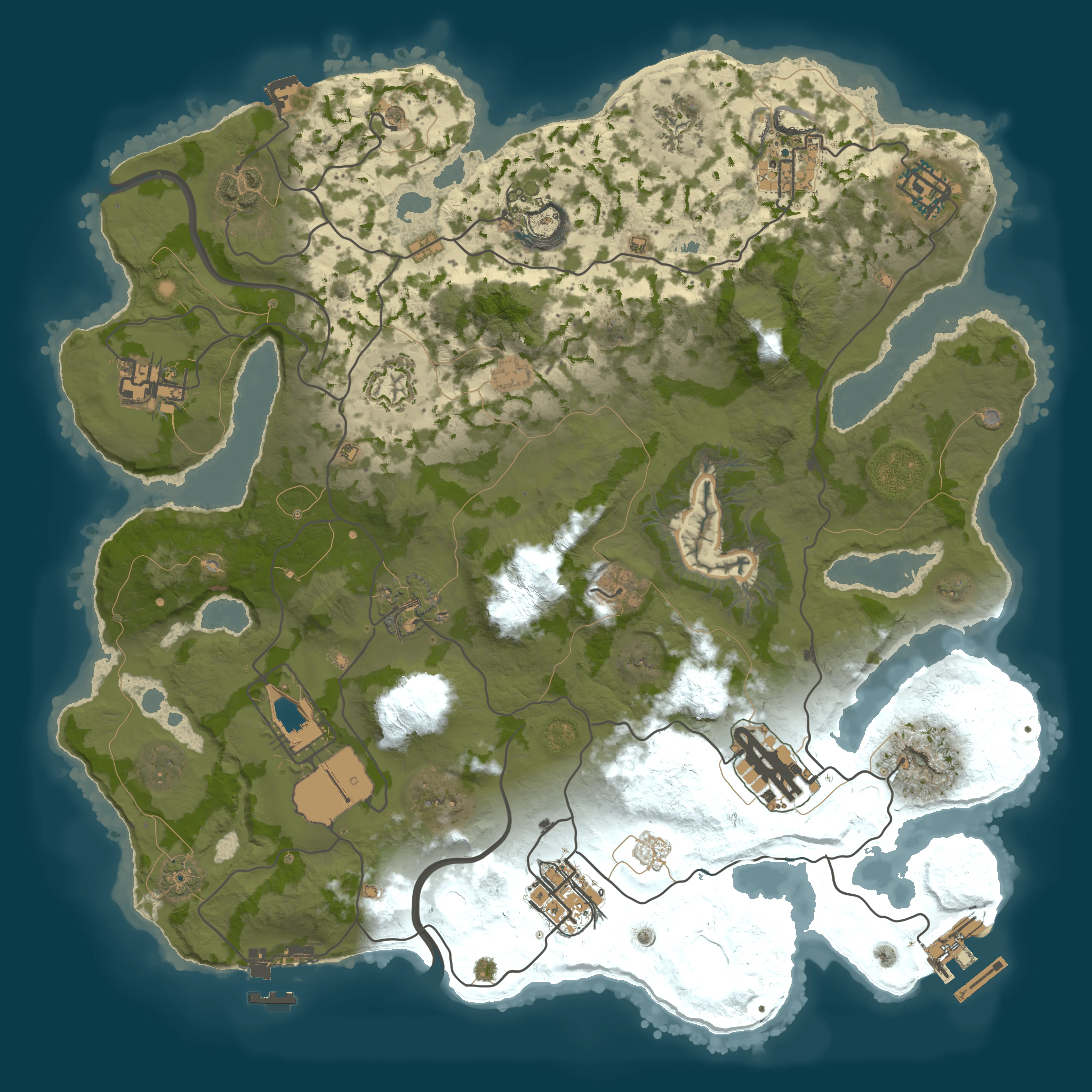 Rendered map for seed 2