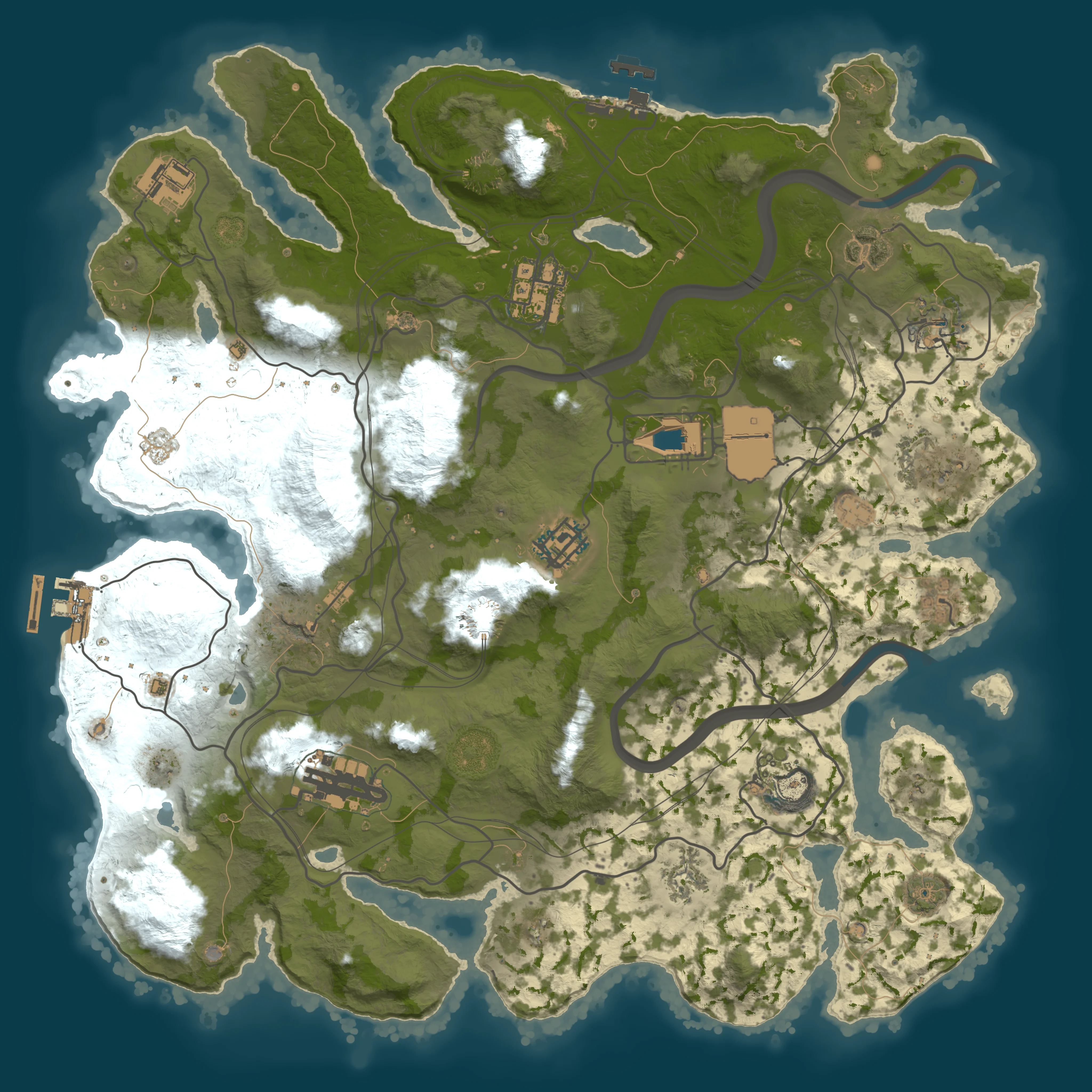 Rendered map for seed 0