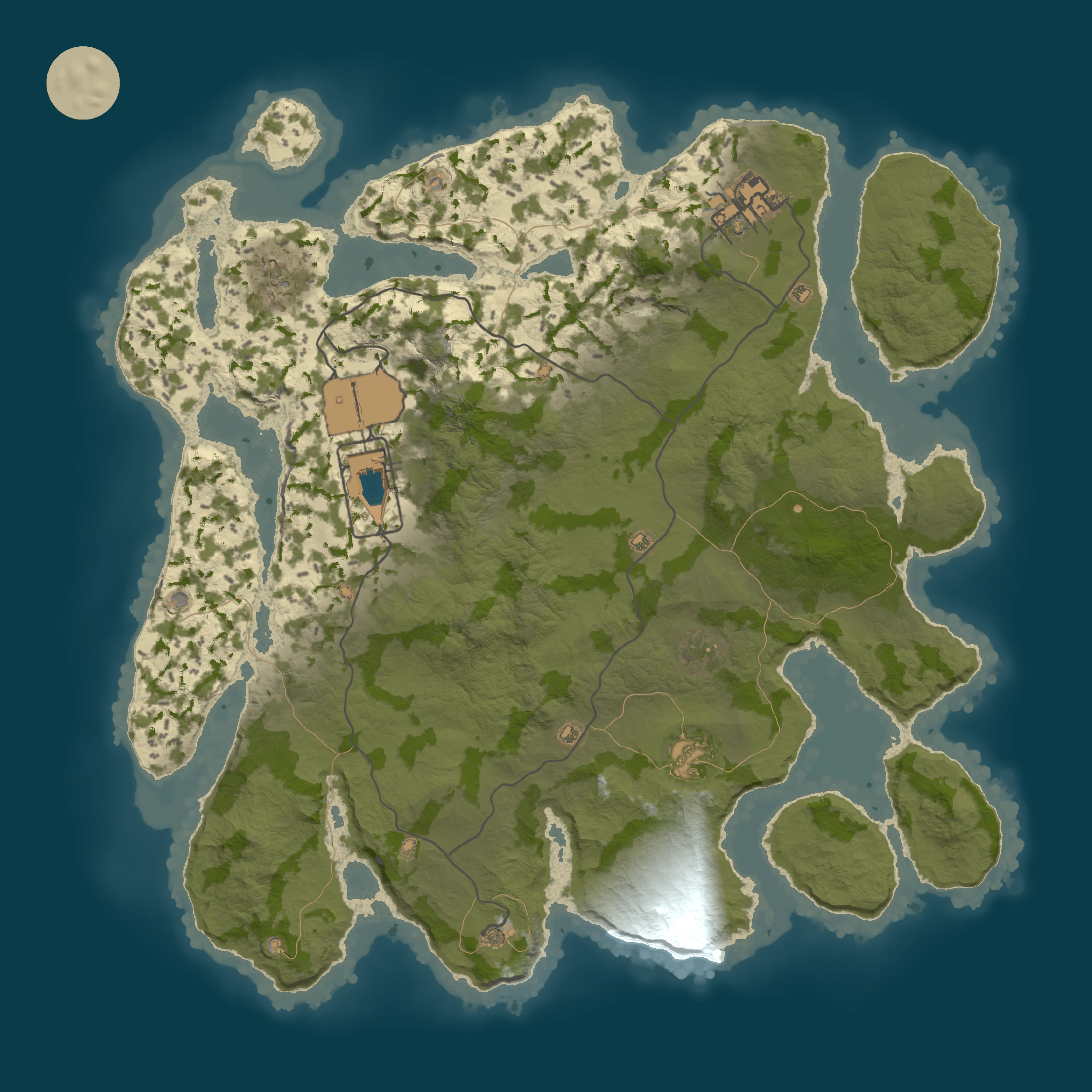 Rendered map for seed 1337