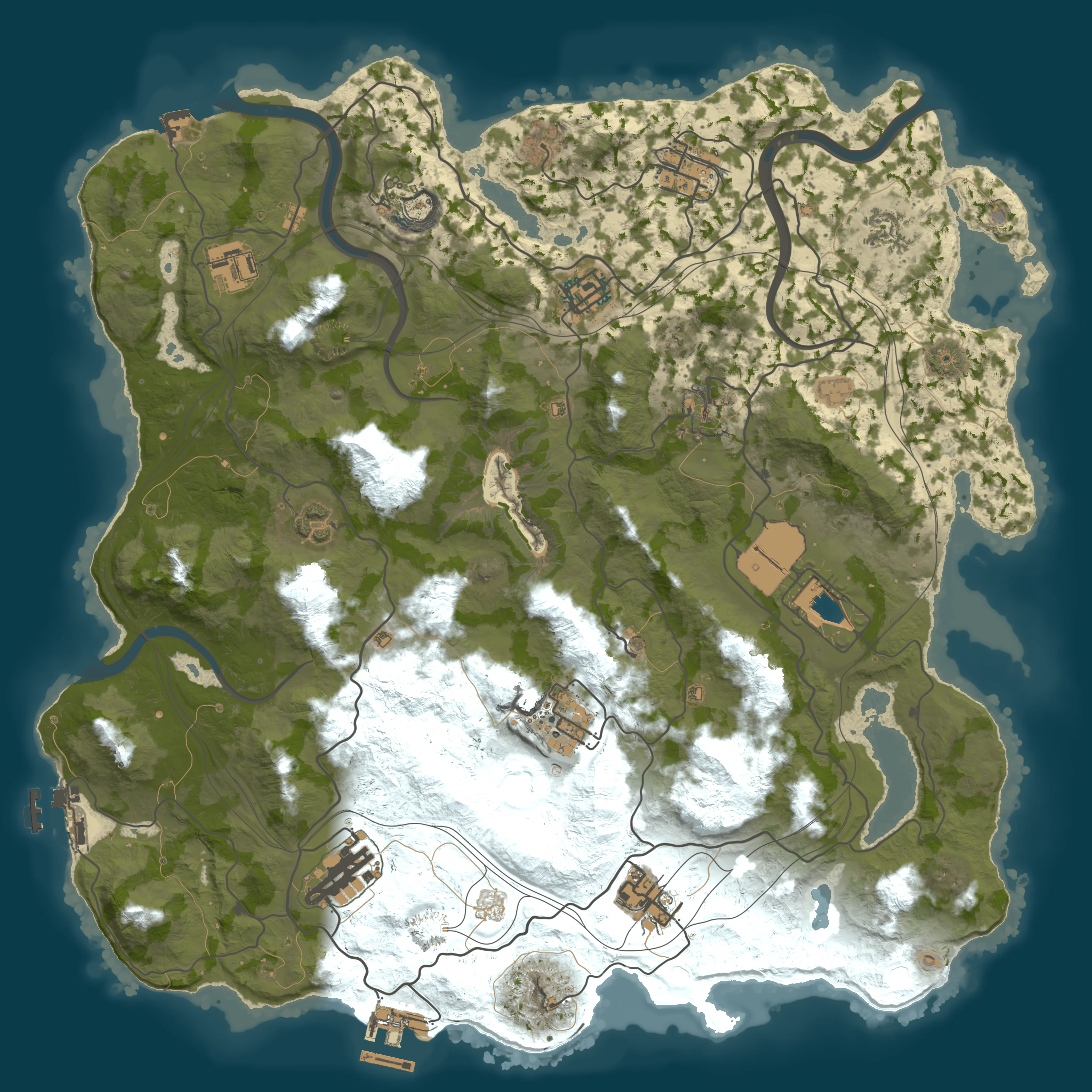 Rendered map for seed 1337