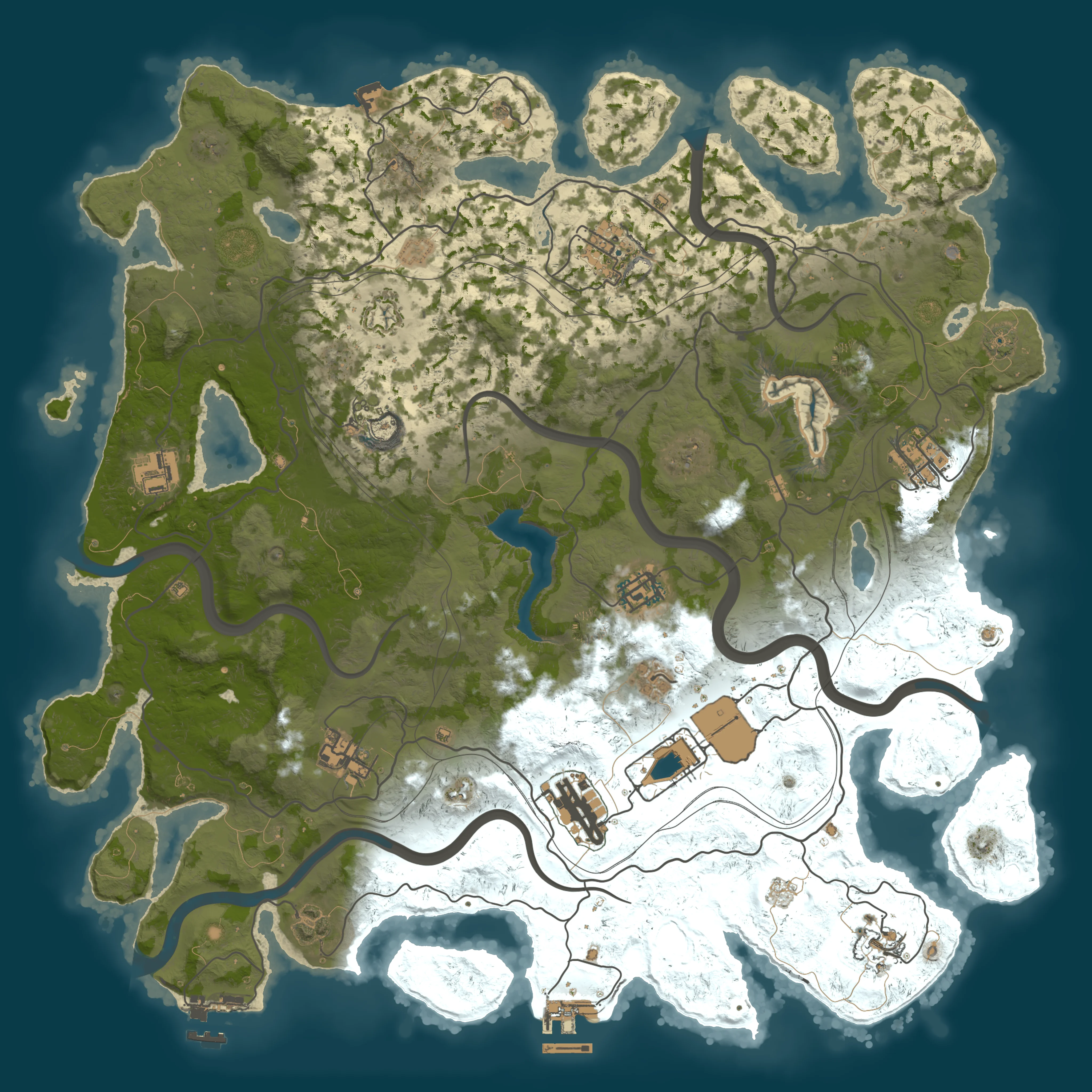Rendered map for seed 1337