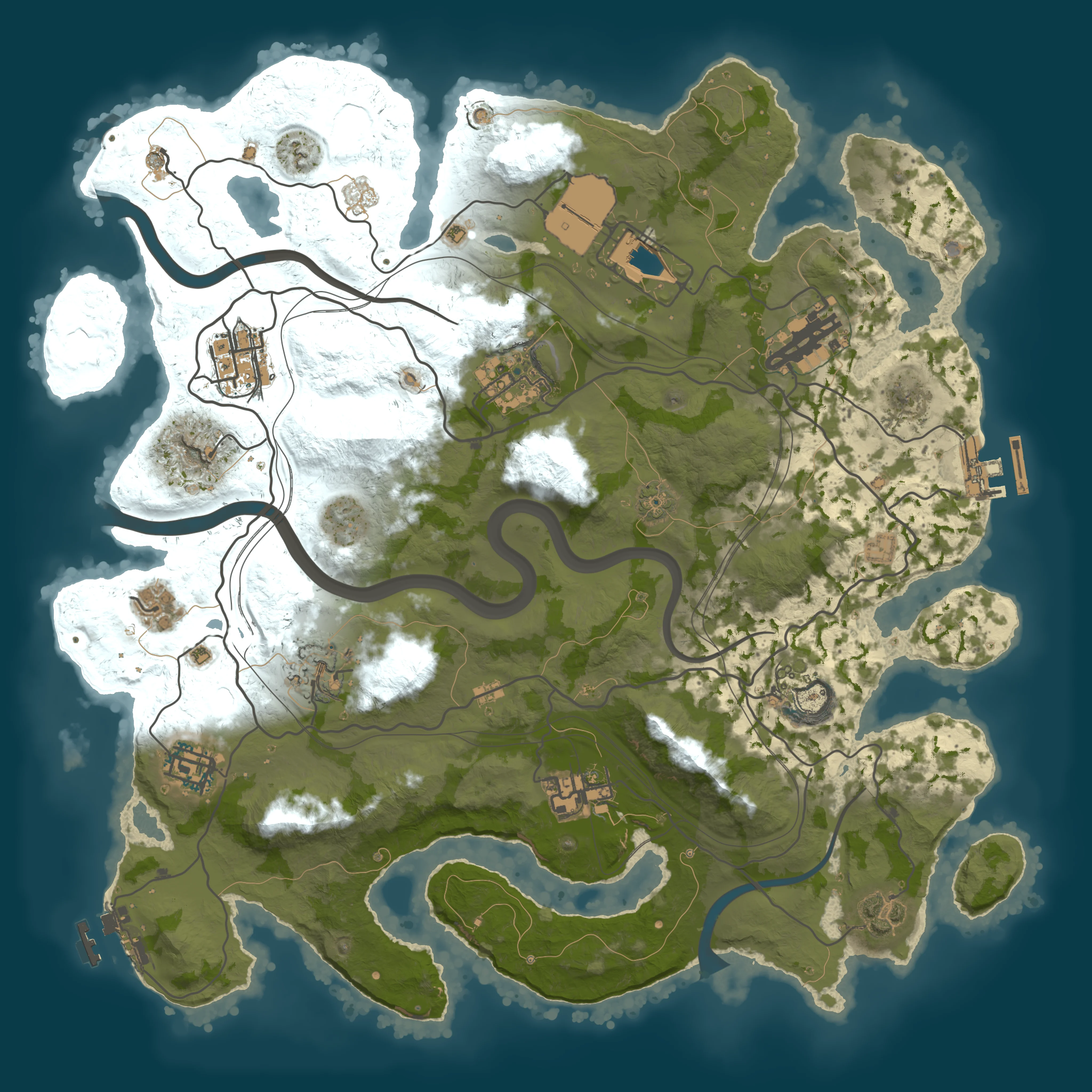 Rendered map for seed 1337