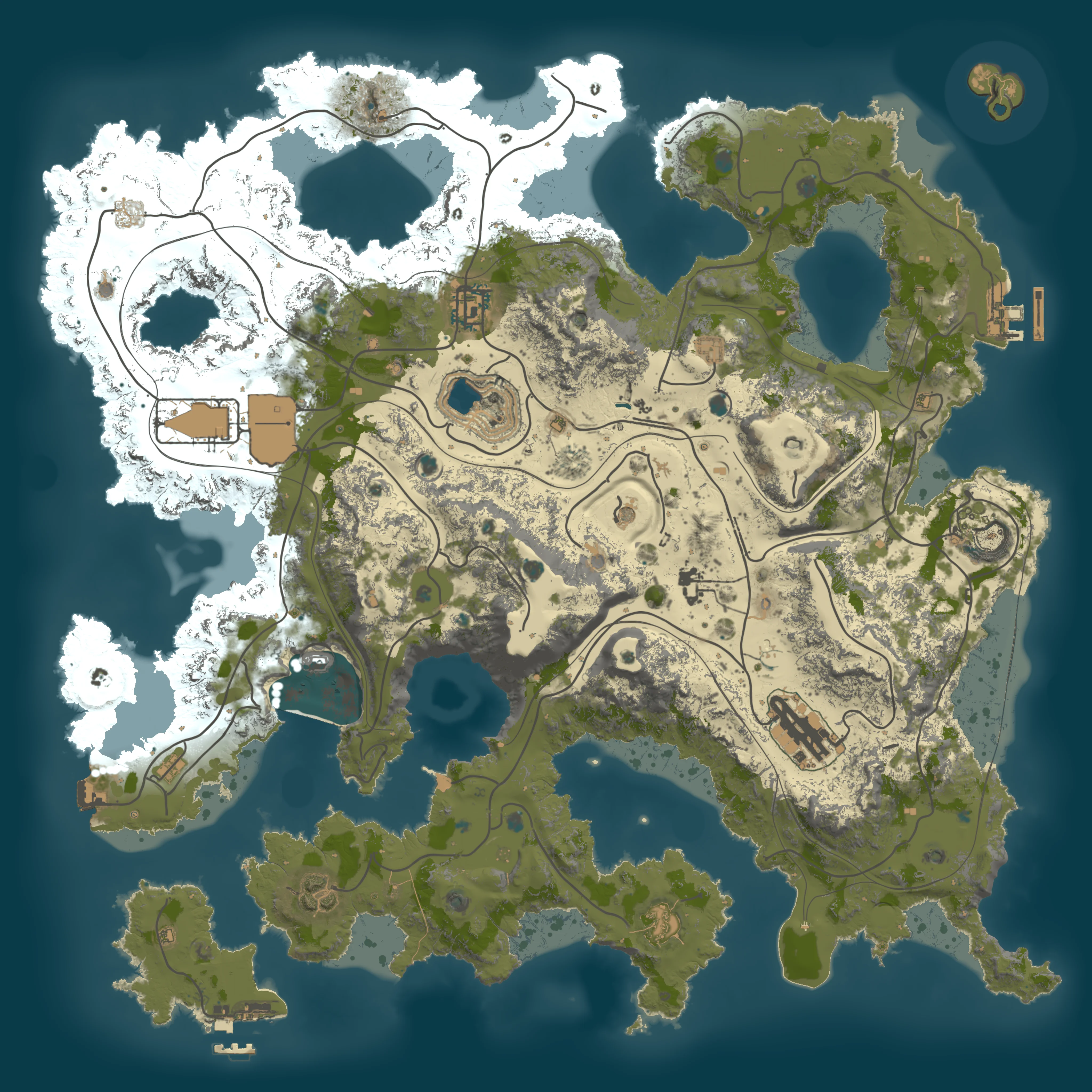 Rendered map for seed 0