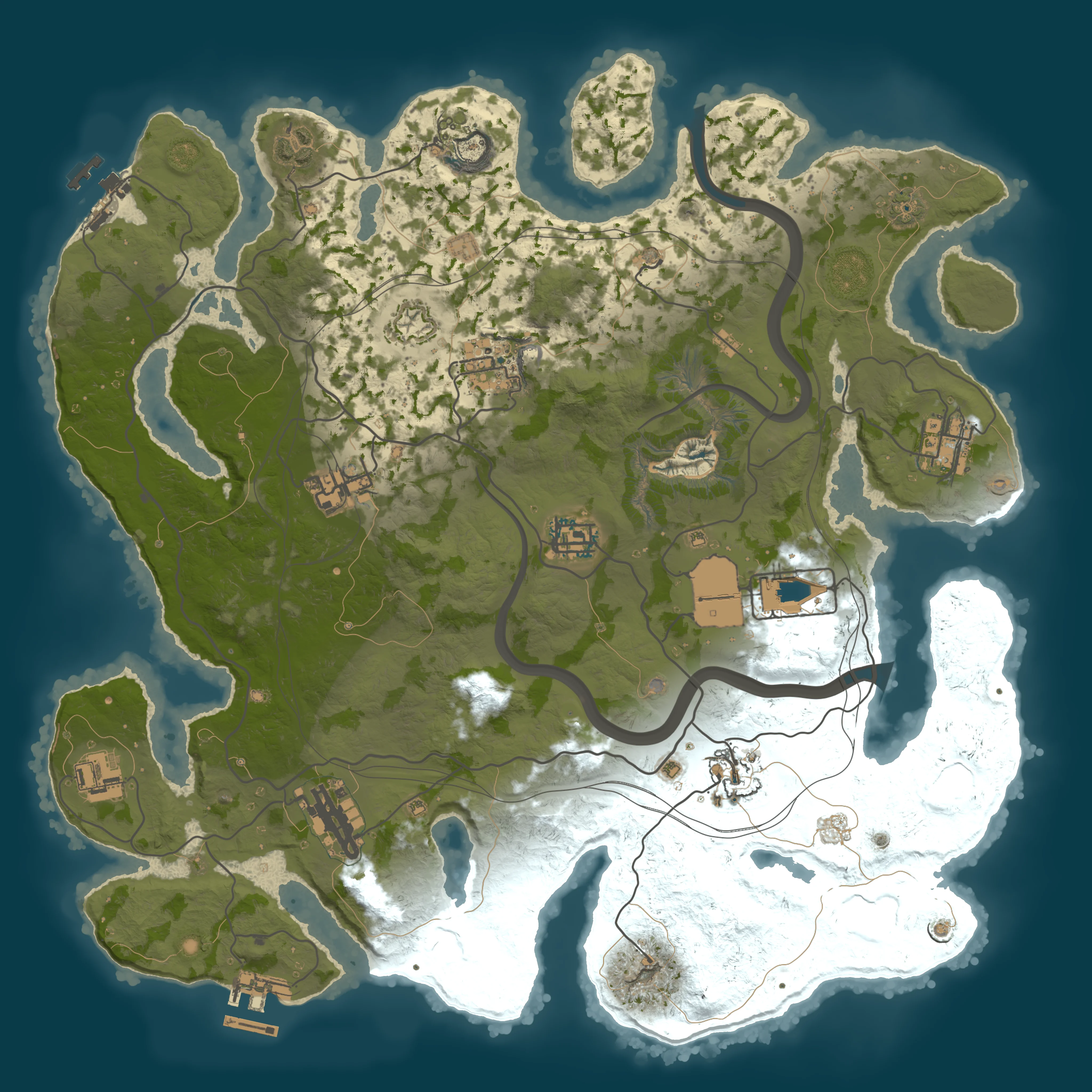 Rendered map for seed 1